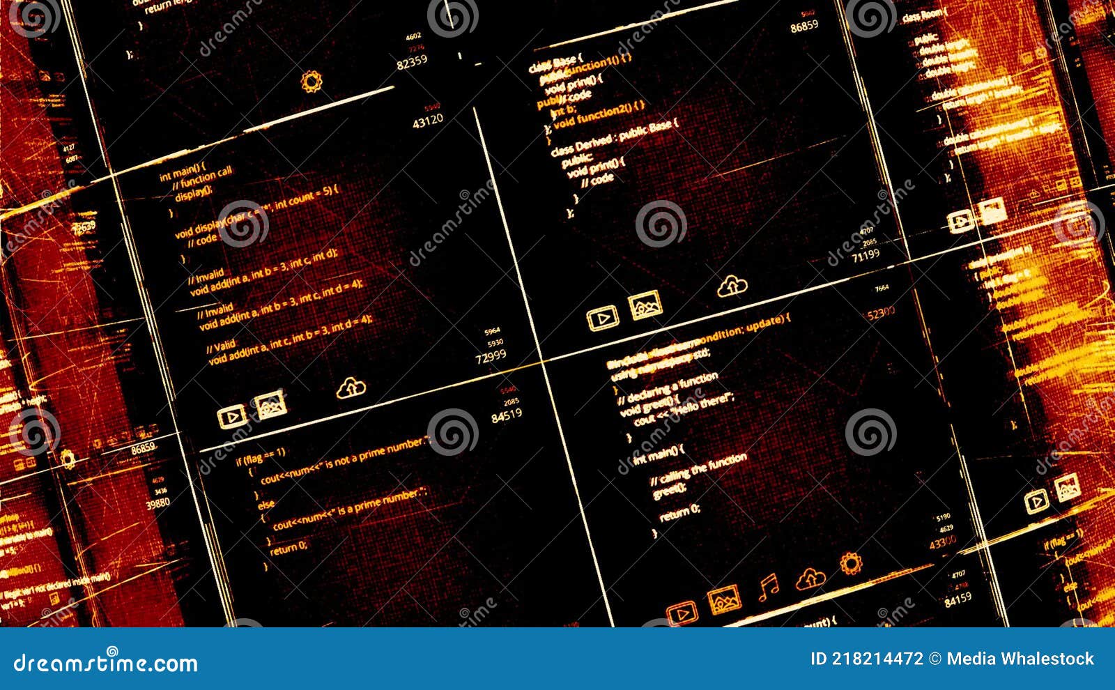 Abstract Visualization of AI Software Development, Seamless Loop ...