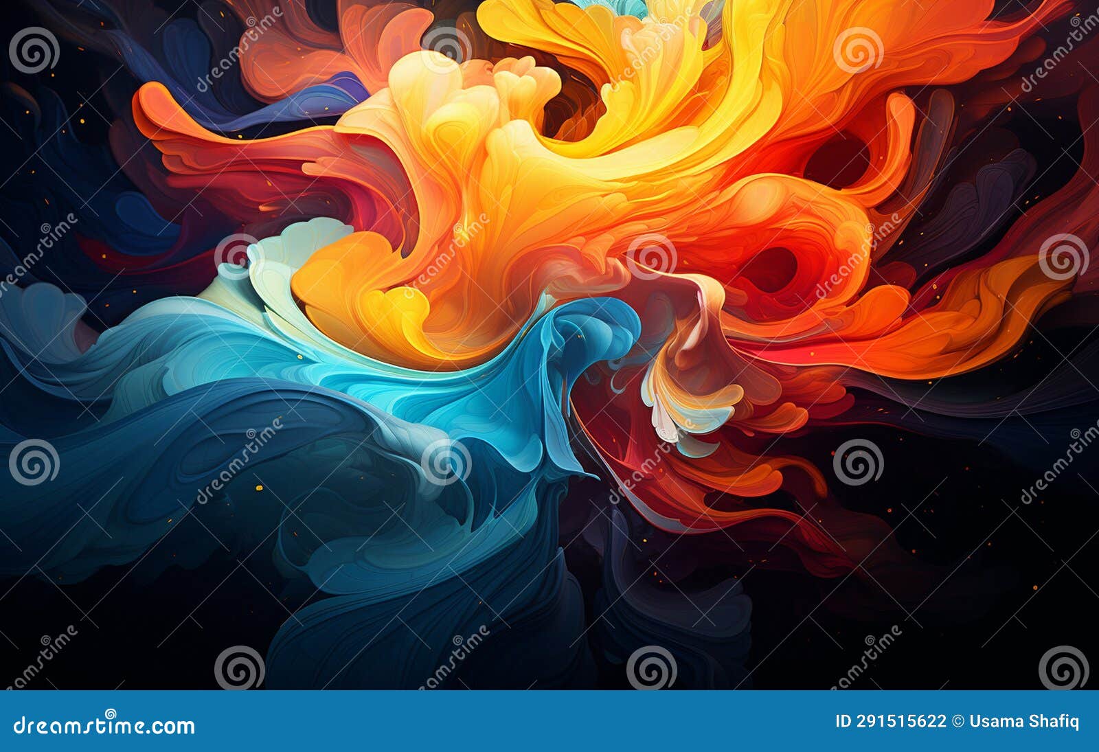 Abstract Wallpaper Art for IPhone Screen Background. Generative AI