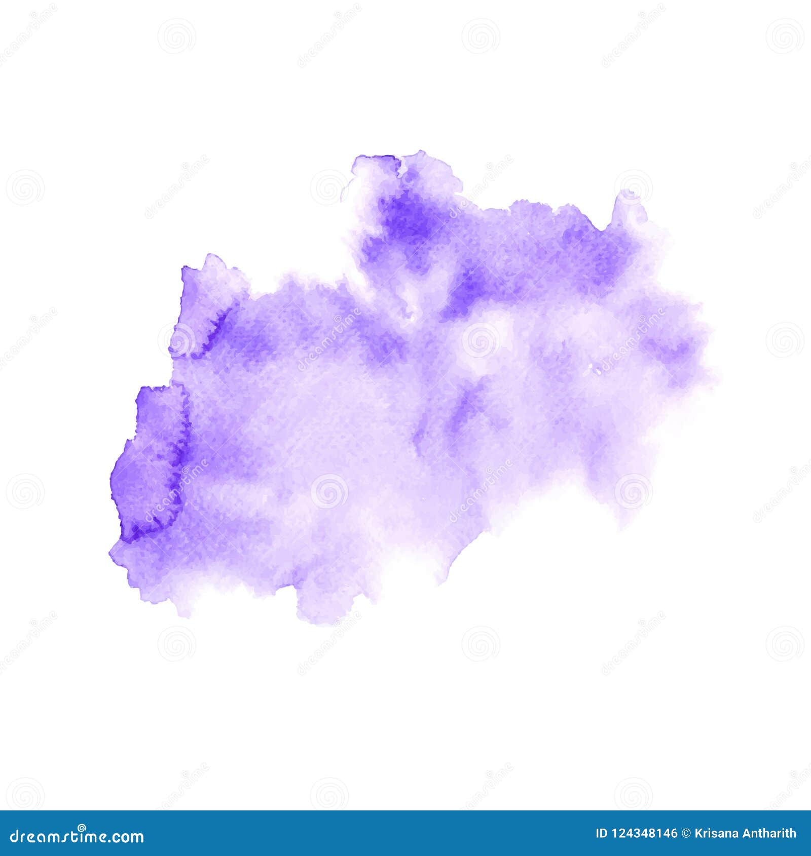 Abstract Water Colorful Painting. Pastel Color Vector Illustration ...