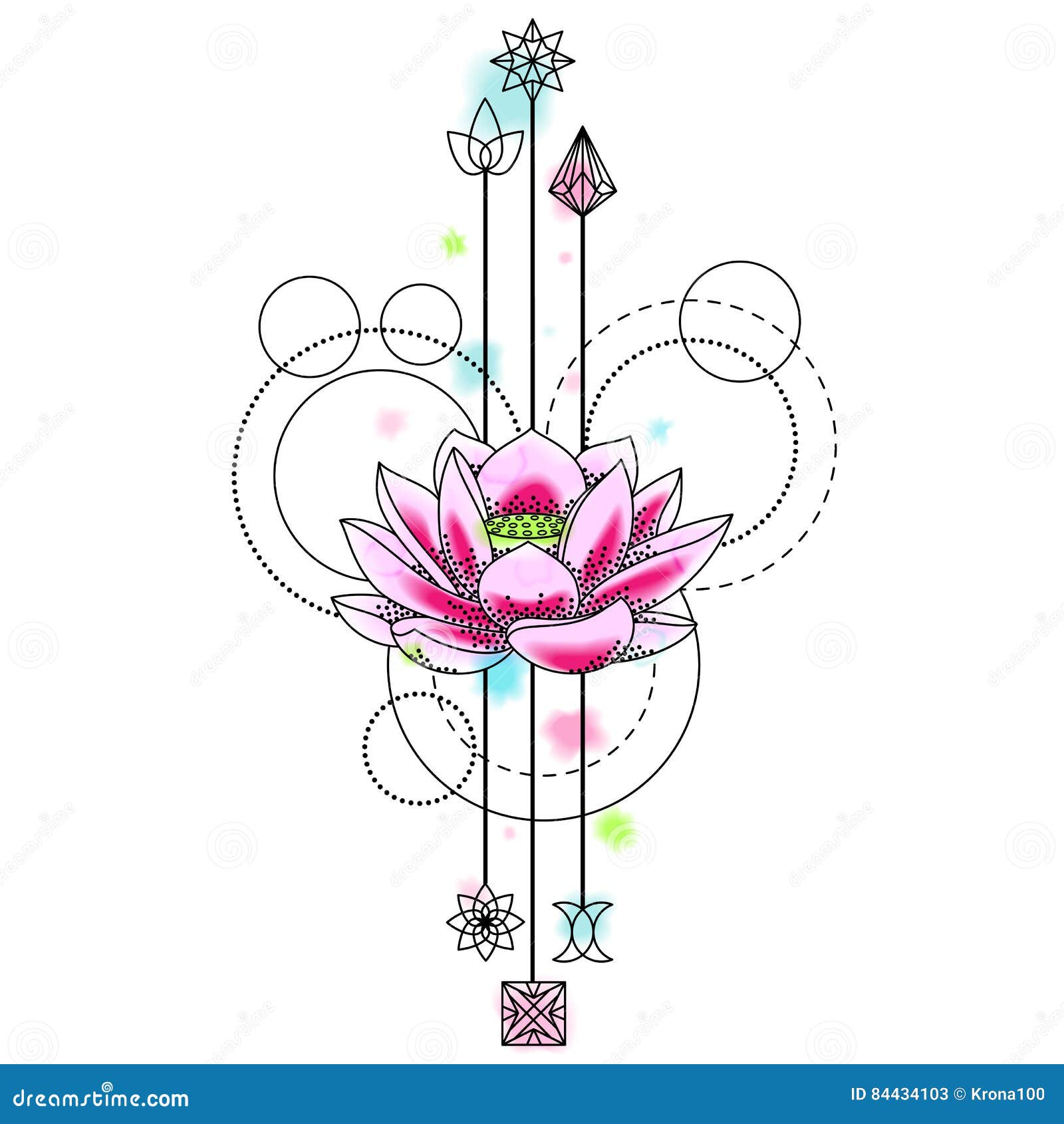 28 Lotus Flower Tattoos To Help You Find Your Zen