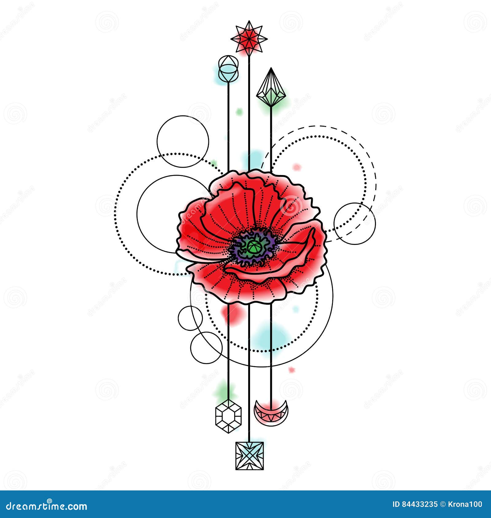 75 Poppy Tattoo Designs For Men  Remembrance Flower Ink