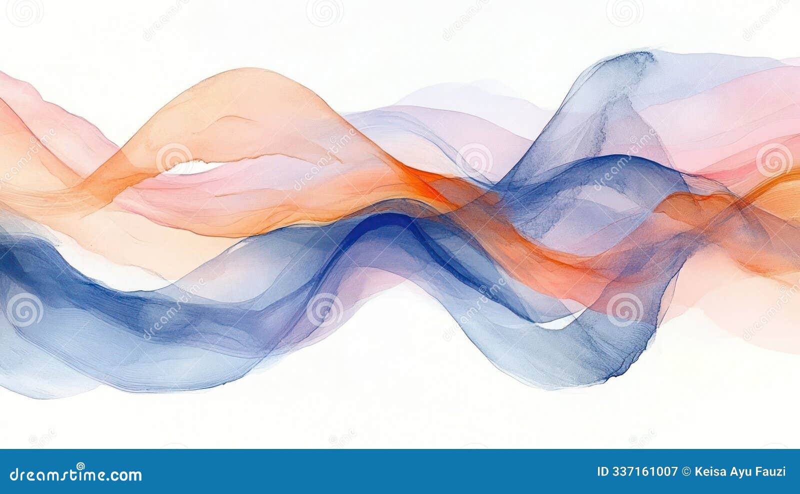 abstract waves of color blending in soft, flowing patterns