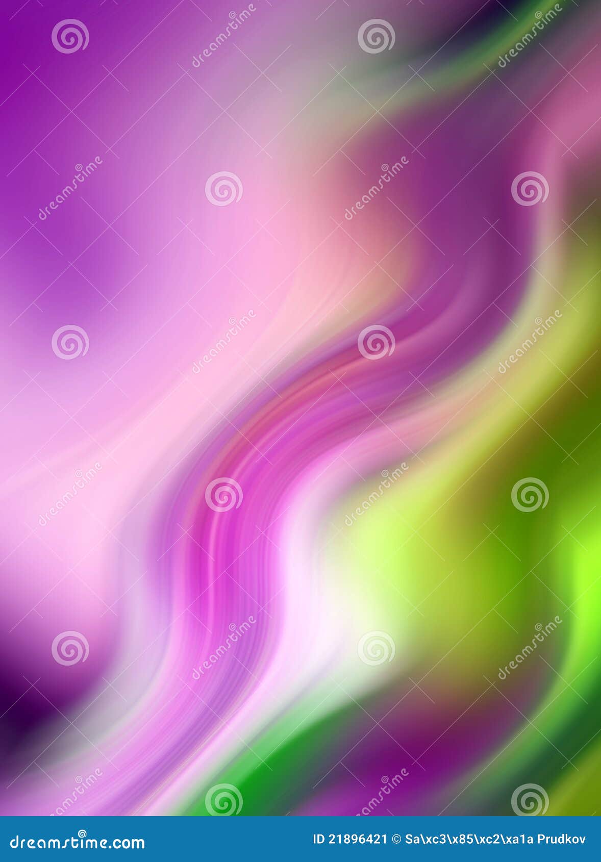 Abstract Wavy Background in Purple, Pink and Green Stock Illustration -  Illustration of glow, light: 21896421
