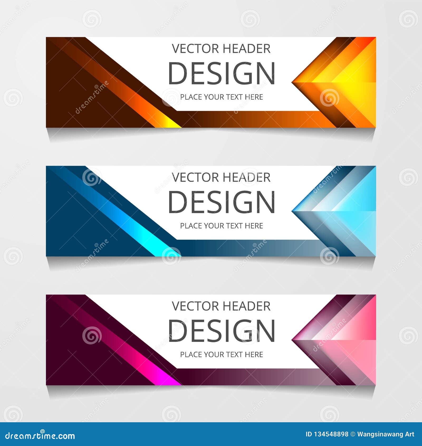 Abstract Web Banner Design Background or Header Templates. Stock Vector -  Illustration of horizontal, frame: 134548898