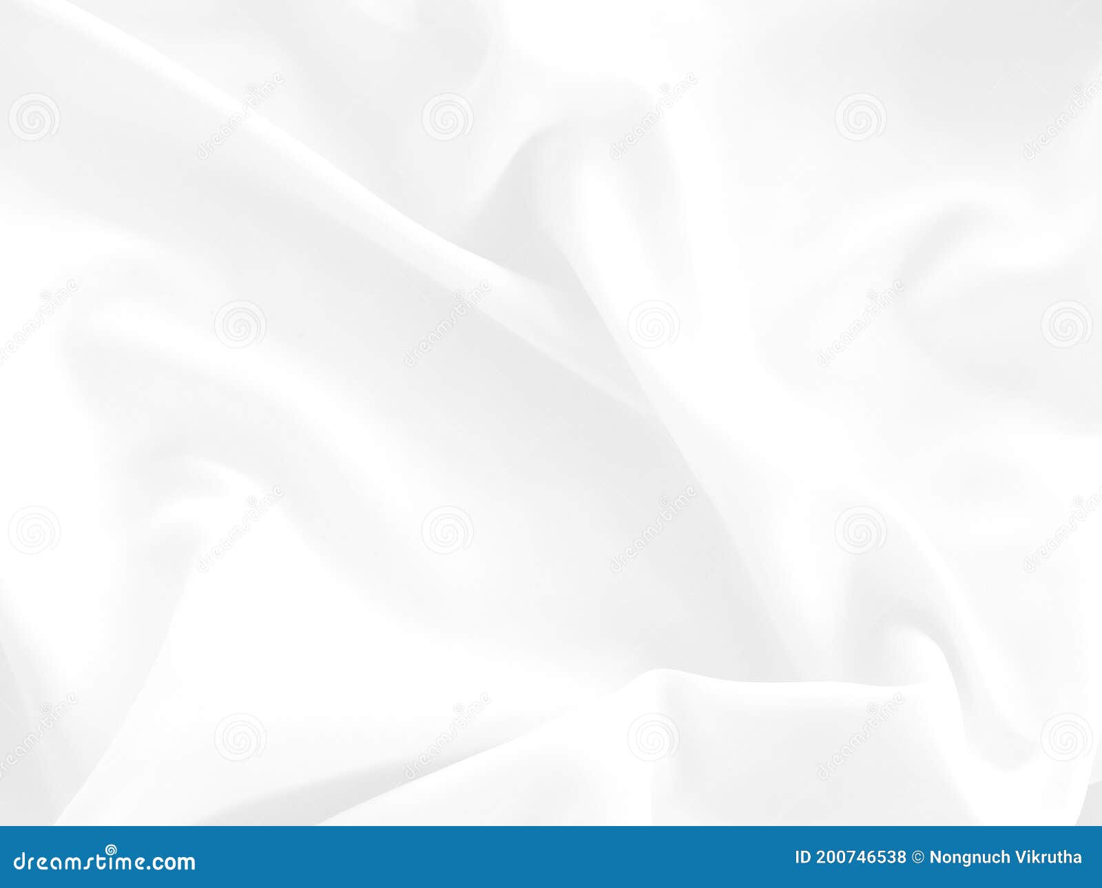 Abstract White and Cream Waves from Cloth, Texture Used for Background