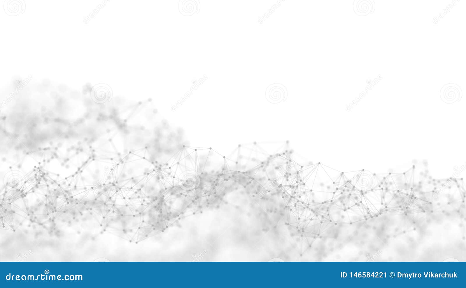 Abstract White Futuristic Background. White Background. Connecting Dots and  Lines on White Background. 4k Rendering Stock Illustration - Illustration  of polygon, network: 146584221