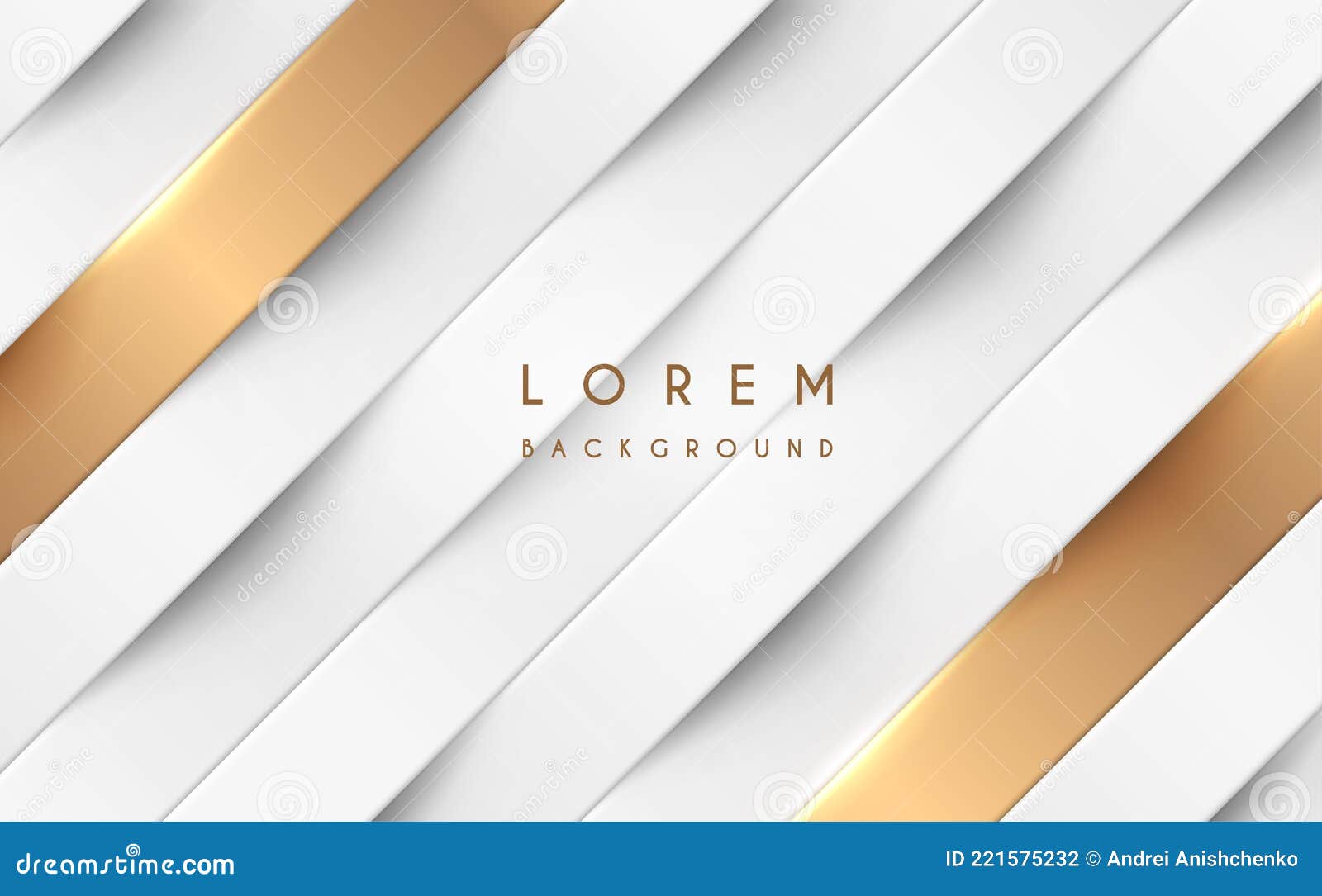 Abstract White and Gold Lines Background Stock Vector Illustration of