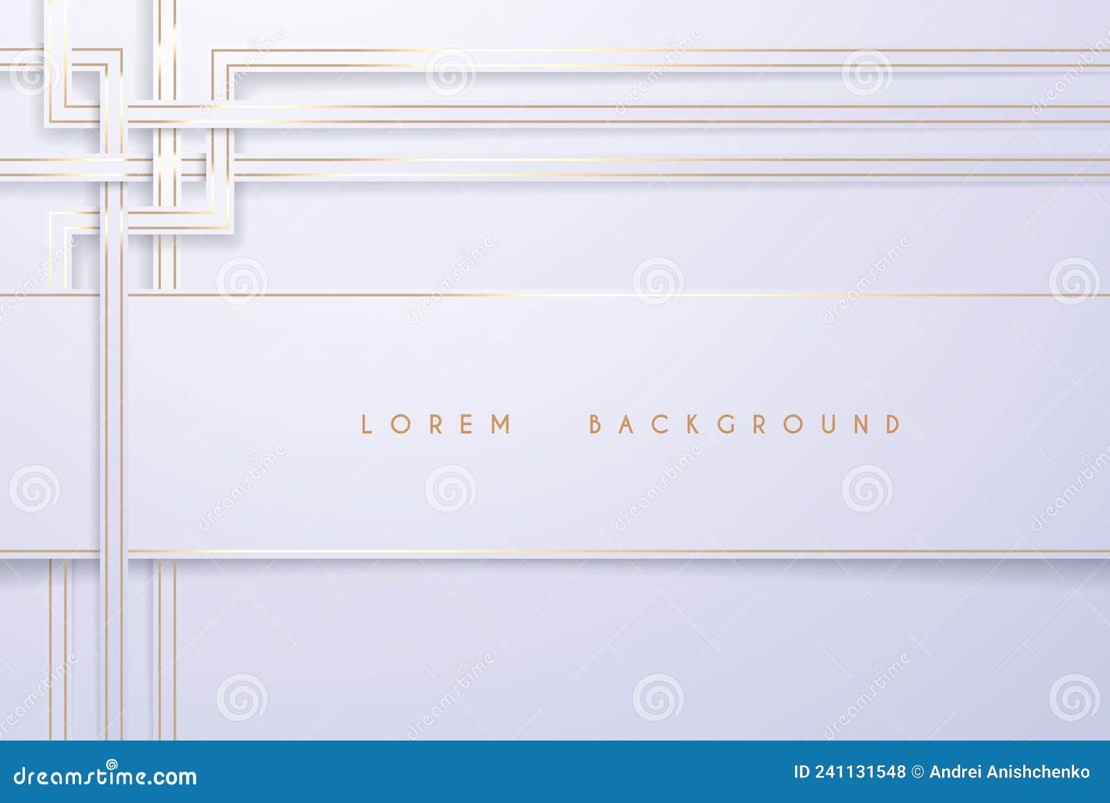 Abstract White and Gold Lines Background Stock Vector Illustration of