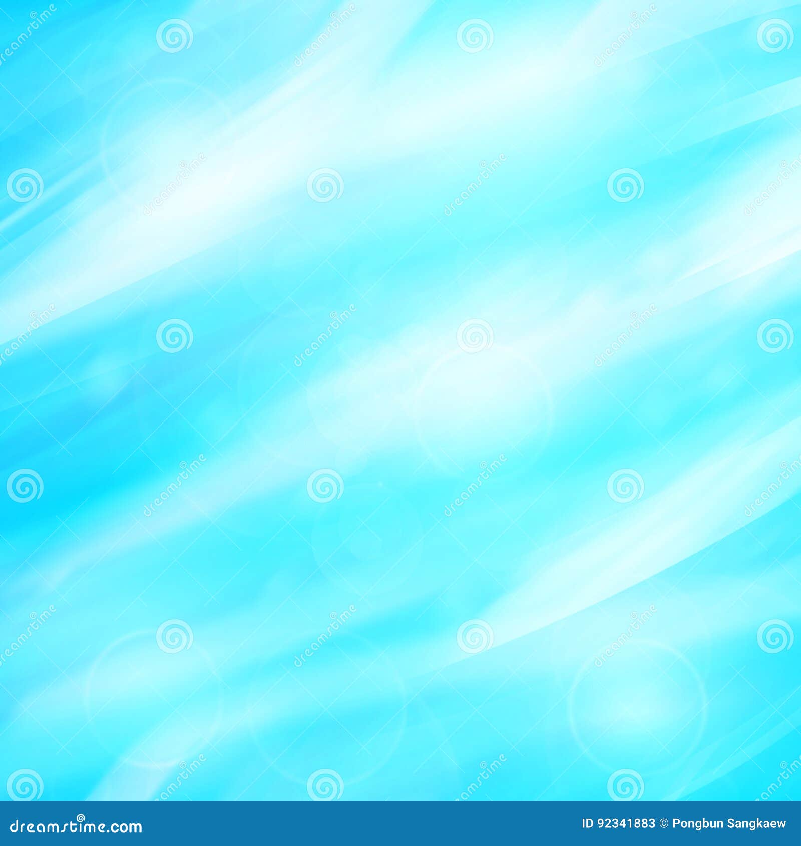 Abstract White Light and Blue Soft Background Stock Illustration
