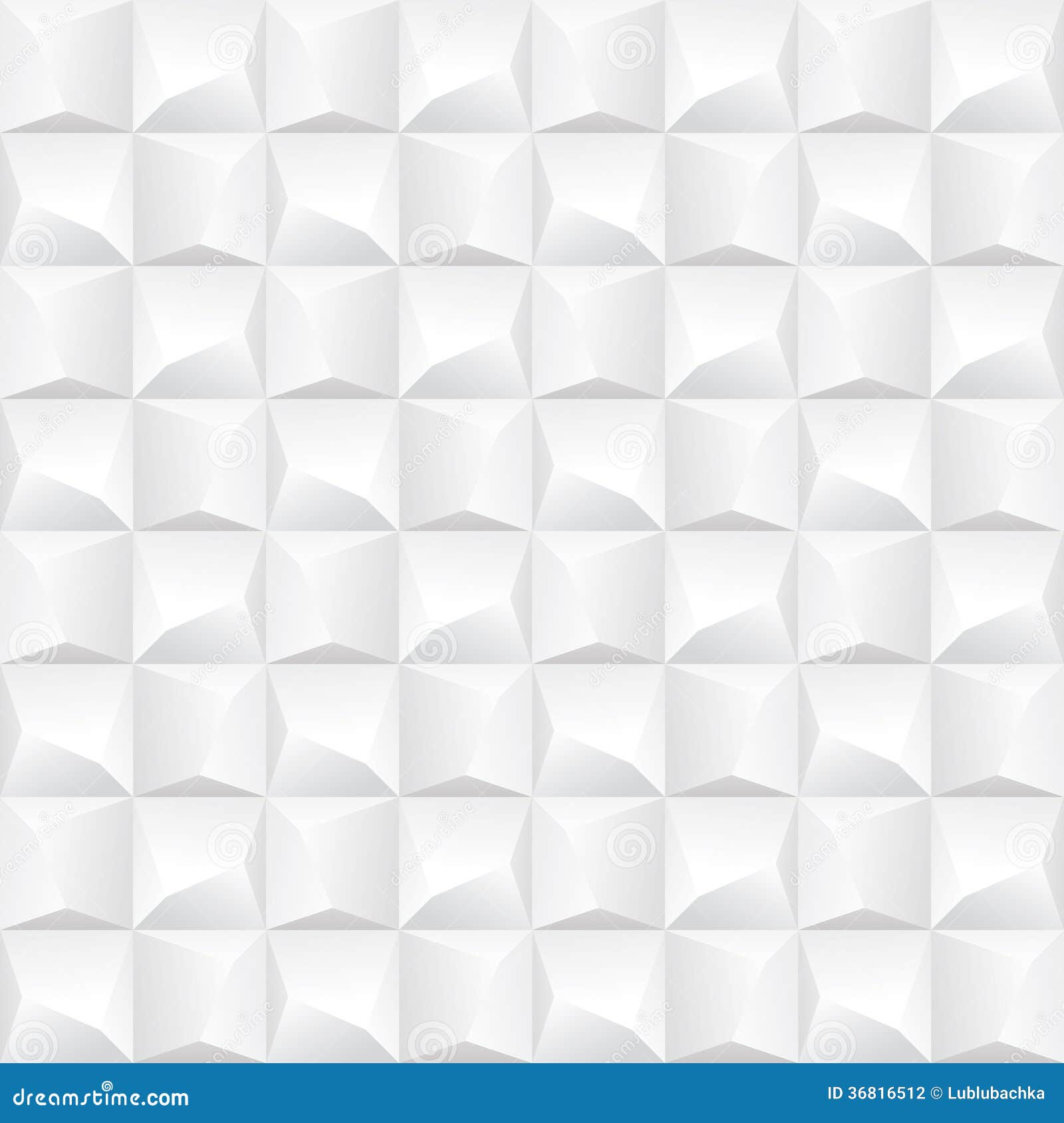 Abstract White Polygonal Seamless Background with Stock Vector ...