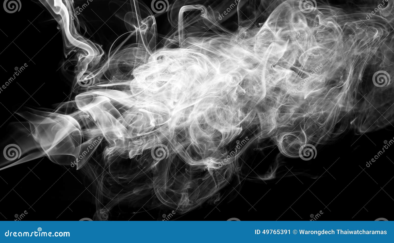 Abstract White Smoke on Black Background Stock Image - Image of backdrop,  smooth: 49765391