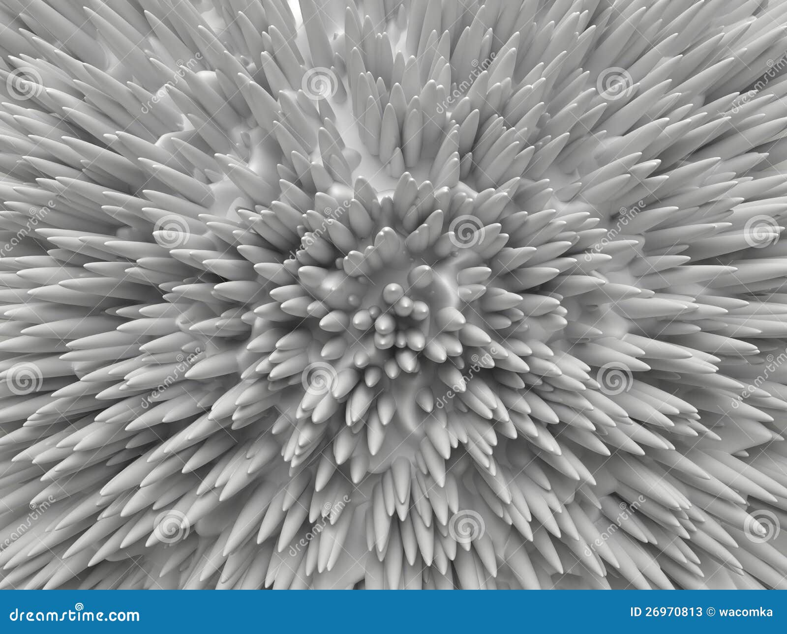 Abstract White Tips Background Stock Illustration Illustration of