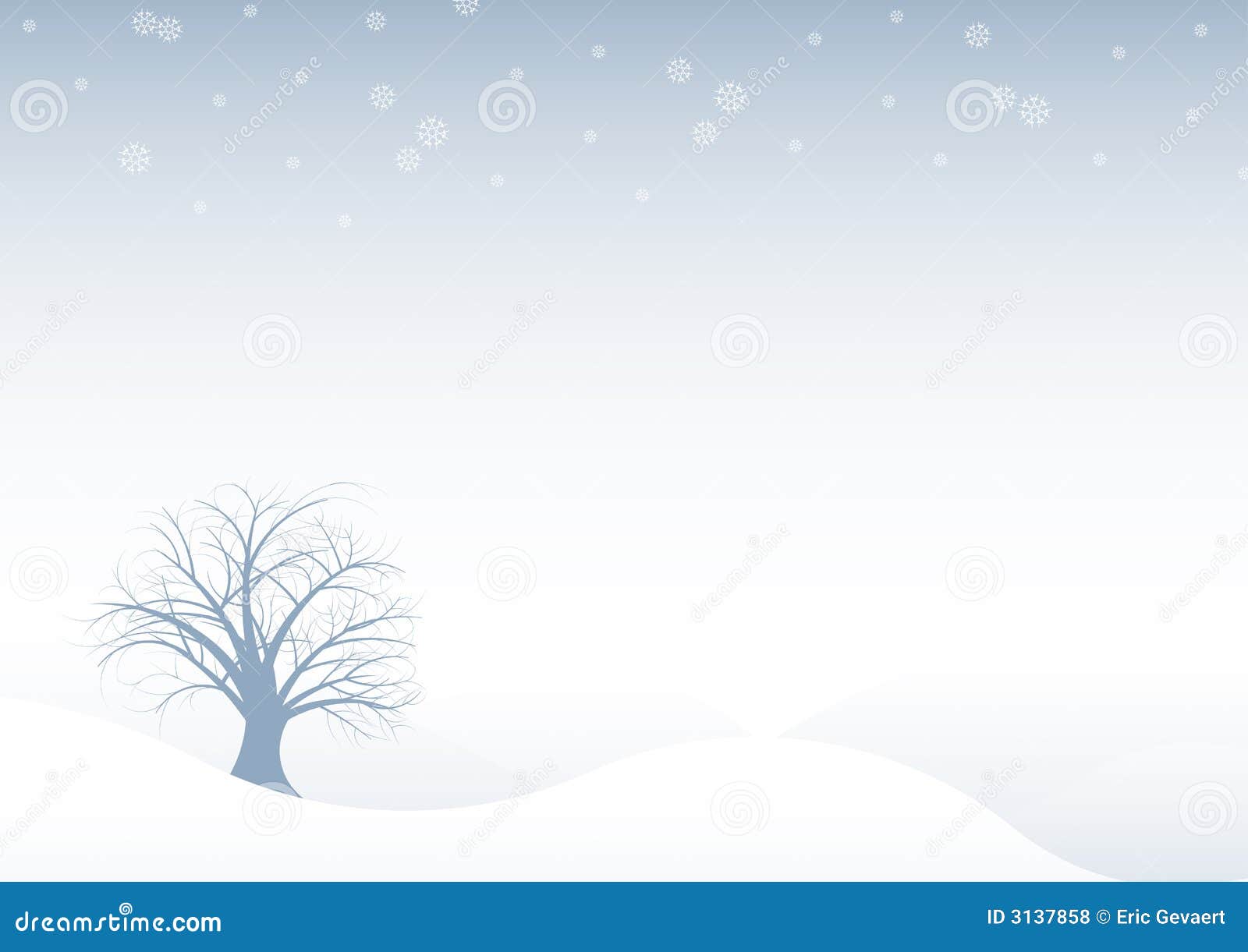 Abstract winter tree de stock illustration. Illustration of circle