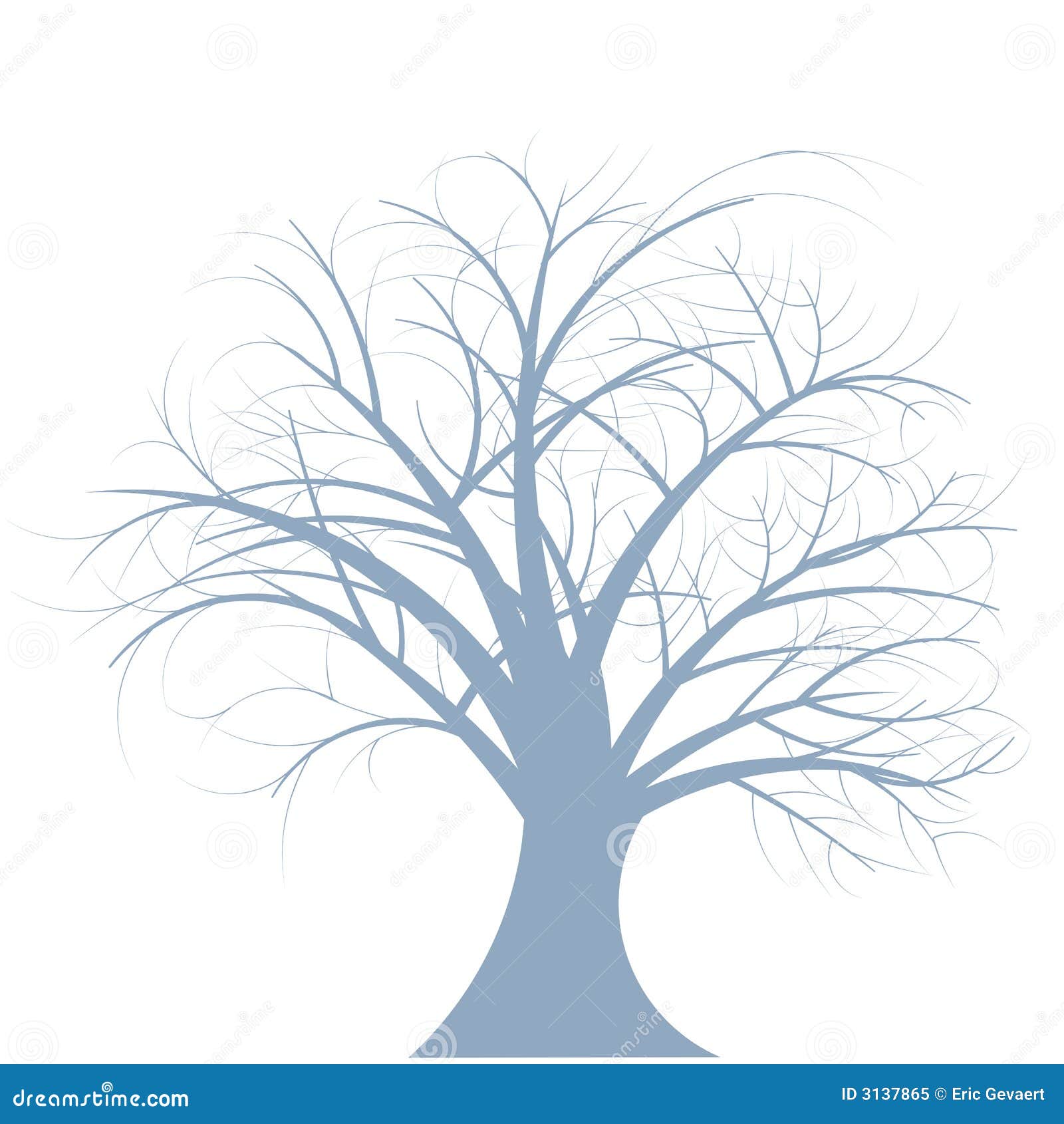 Abstract winter tree de stock illustration. Illustration of curve 3137865
