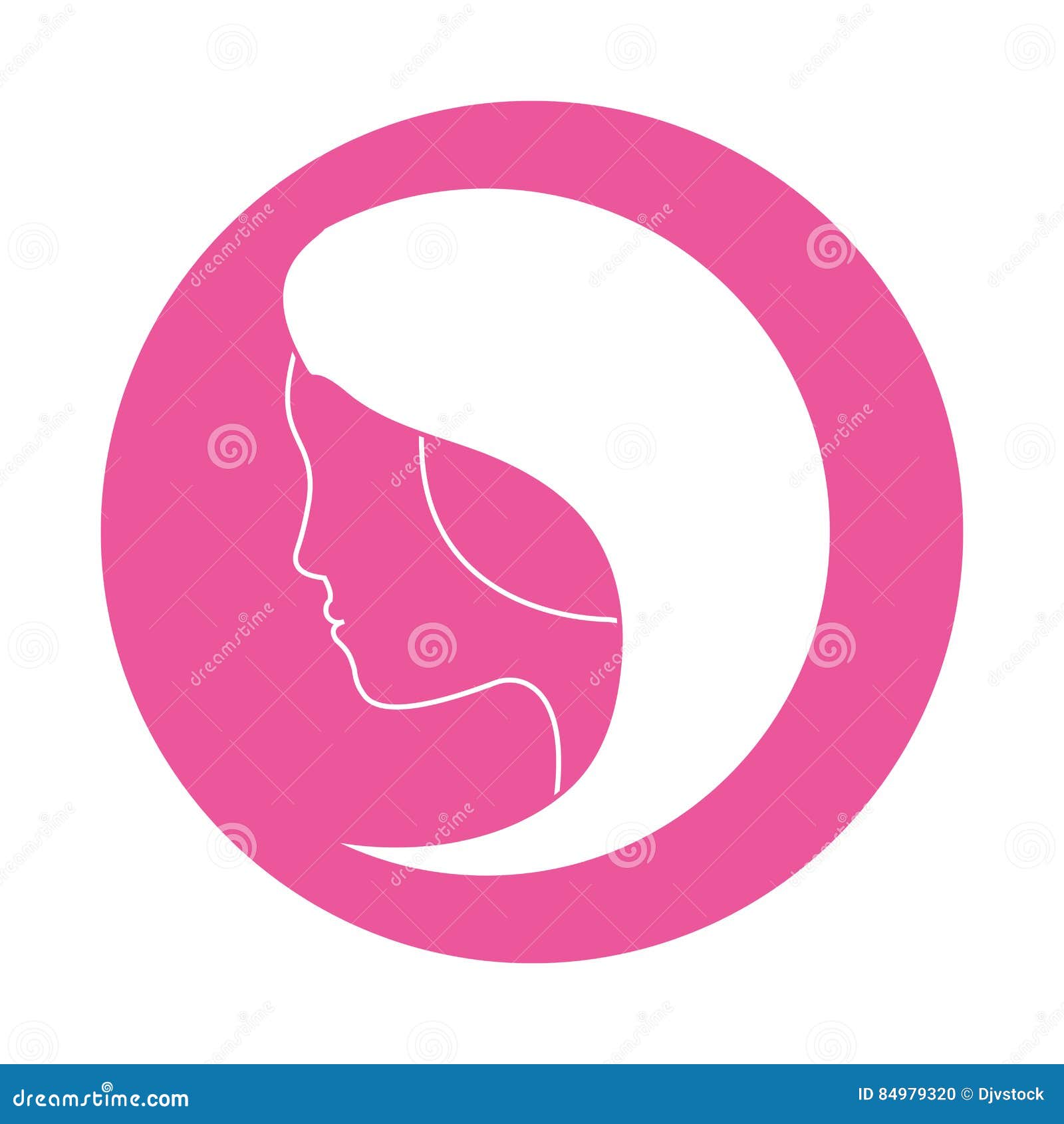 Abstract woman icon image stock illustration. Illustration of fashion