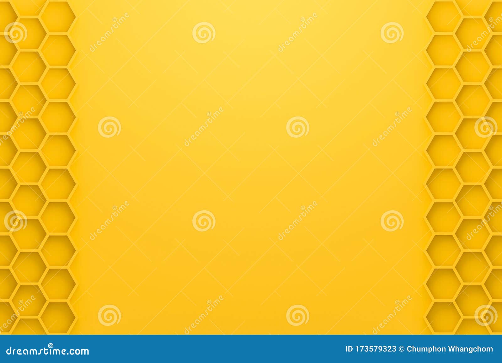 Abstract Yellow Background with Honeycomb Style. Blank Rhombus Wallpaper  for Website Template Stock Illustration - Illustration of blank, hexagonal:  173579323