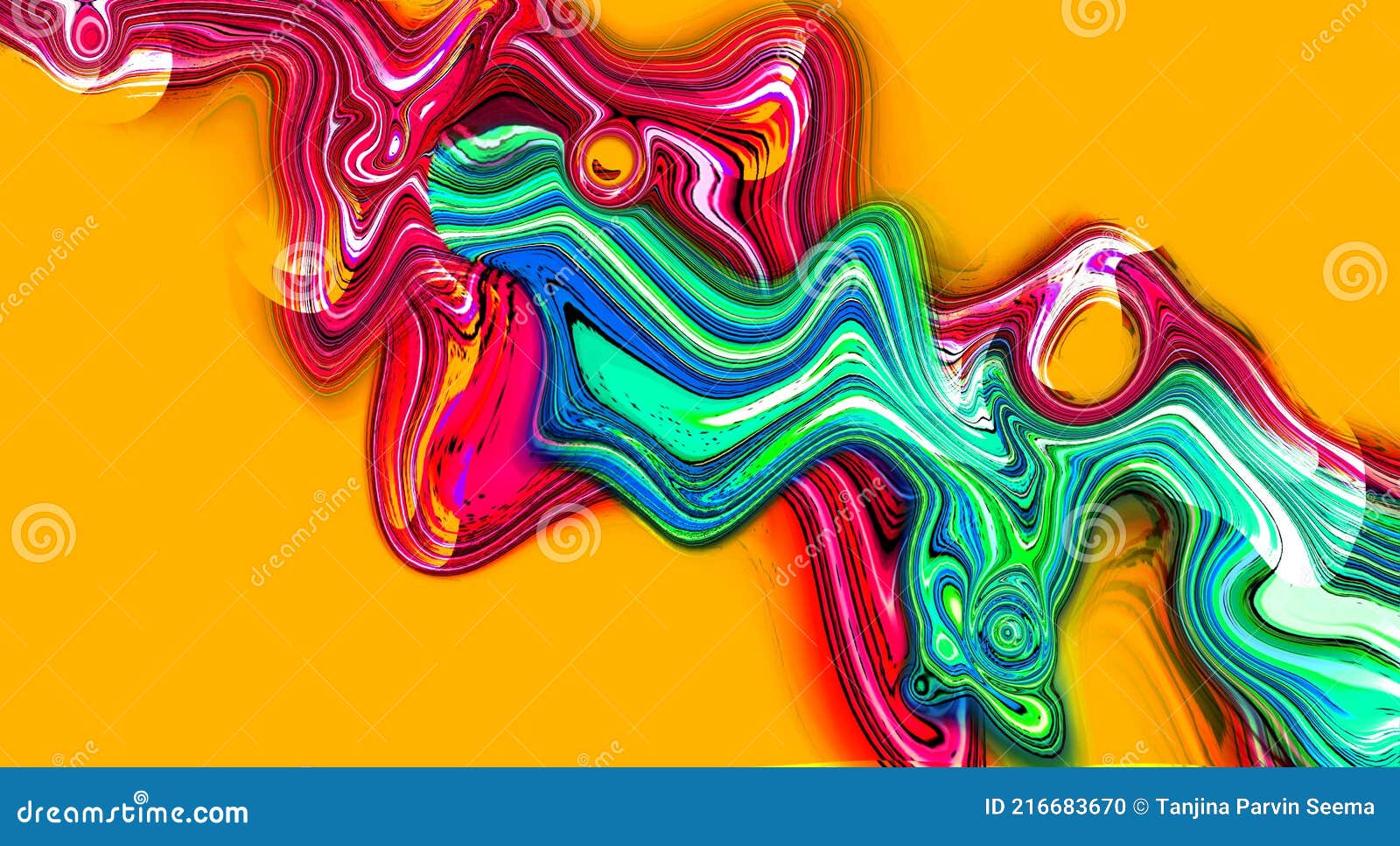 Abstract Yellow Banner Background Design. Yellow Wallpaper Stock