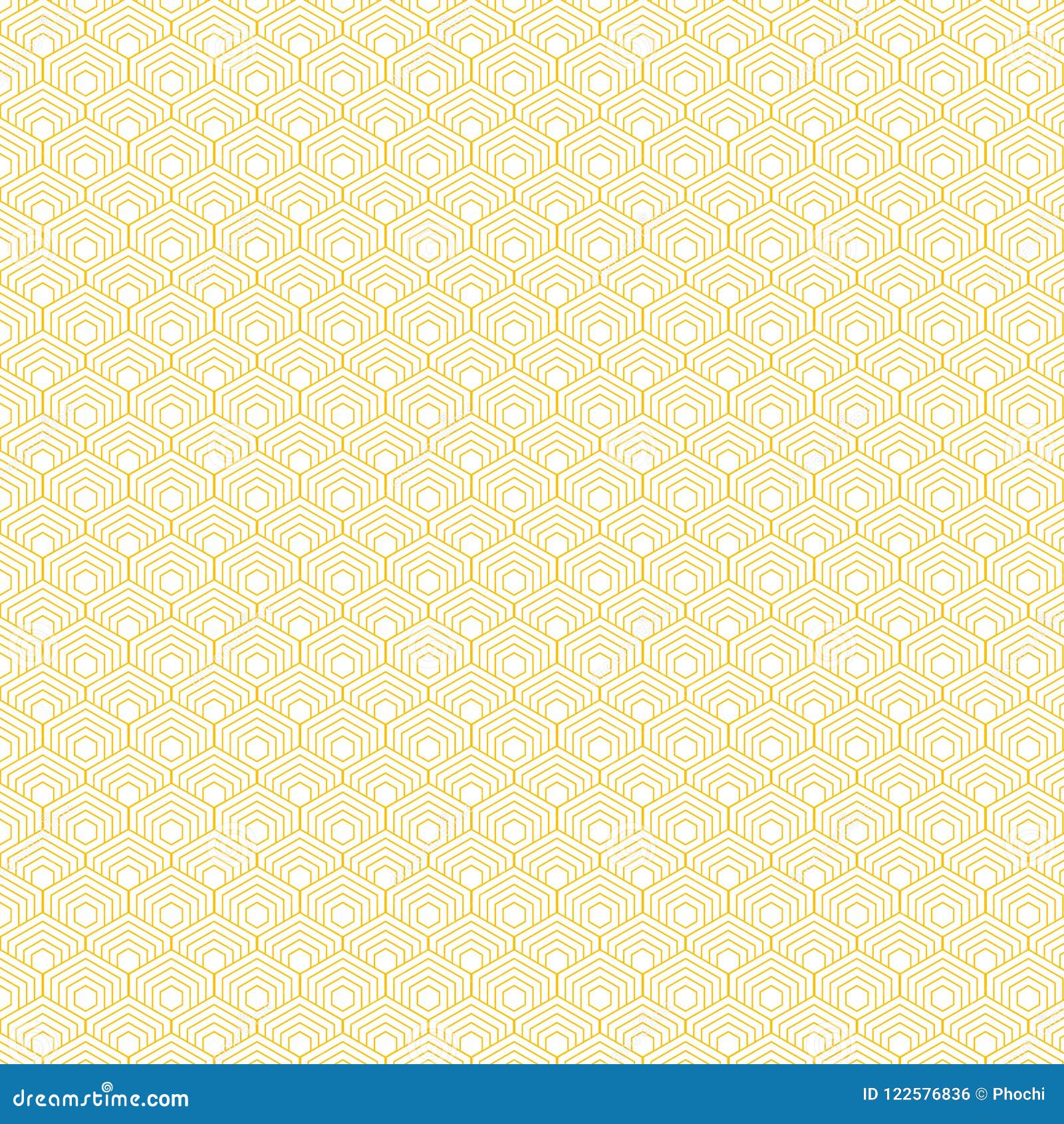 Download Abstract Yellow Hexagon Border Pattern Background. Stock ...