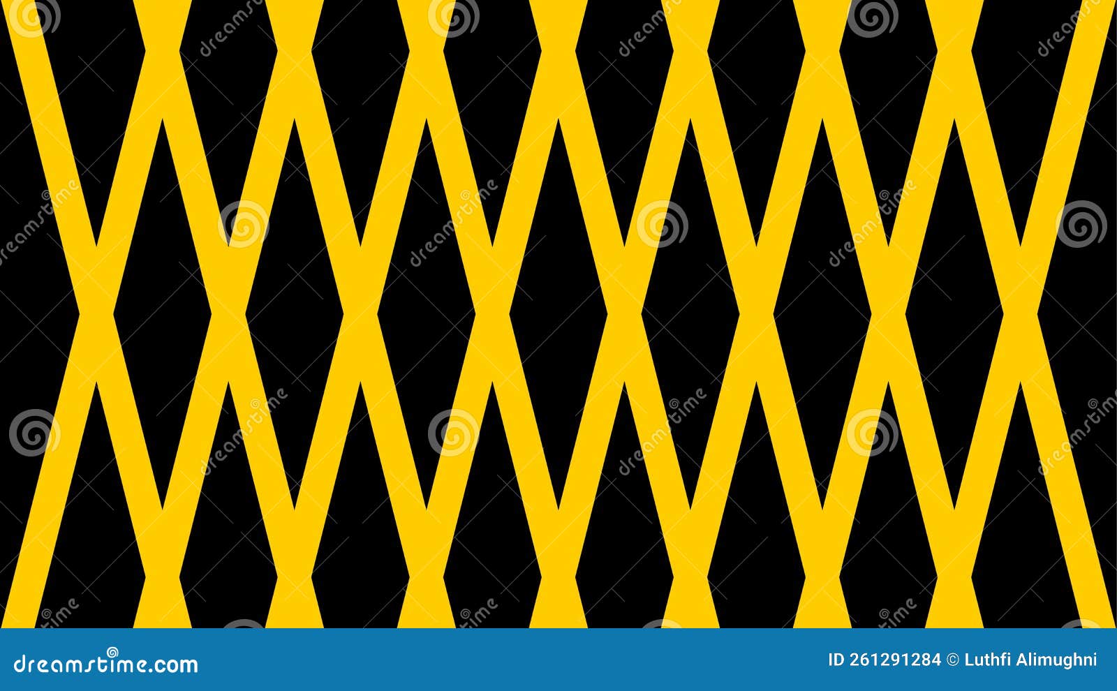 Abstract Yellow Lines on Black Background Stock Vector Stock Vector