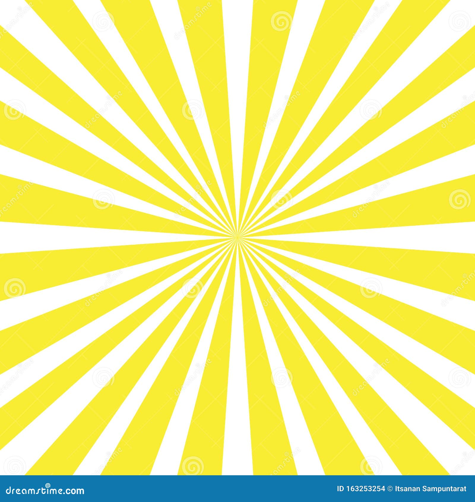 Abstract Yellow Stripe Ray Background Stock Vector - Illustration of