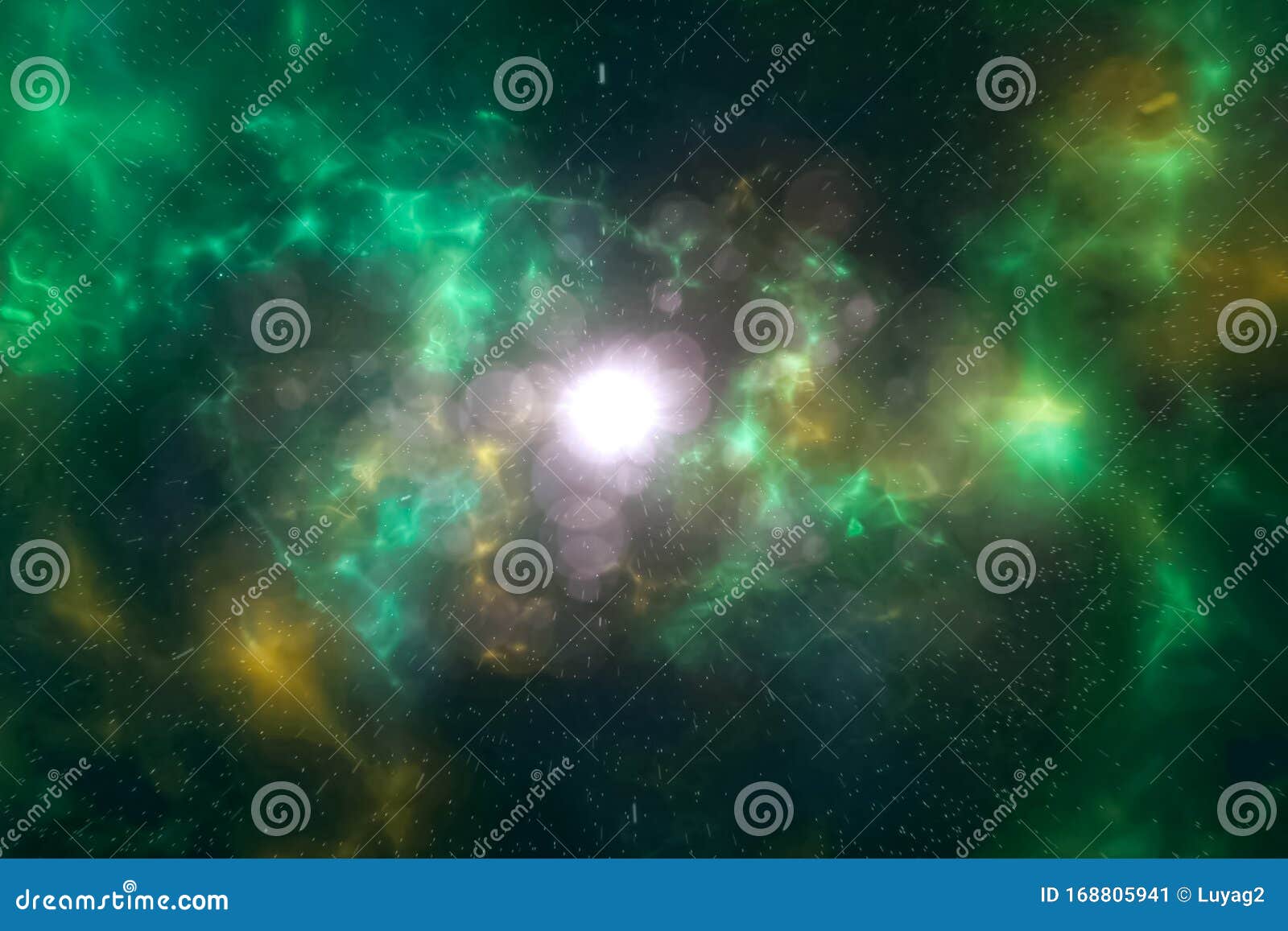 abstraction, supernova explosion, colorful and stars