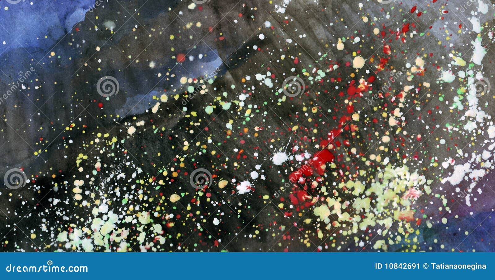 Abstraction watercolors stock illustration. Illustration of lights