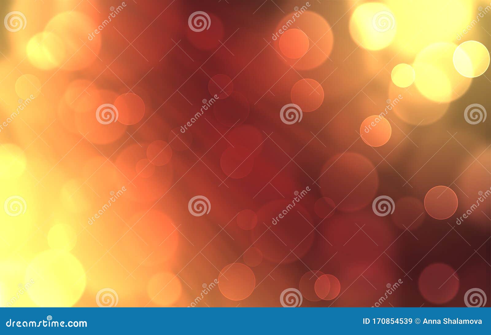 Abstractred and Gold Bokeh Banner Background with Sparkles - Happy ...