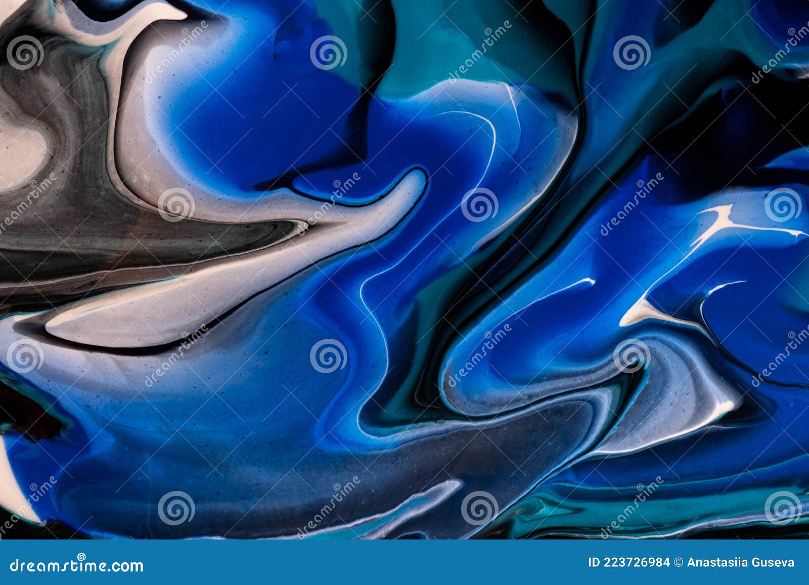 🎨 🖌 Fw Artists Encre Acrylique Liquide Bleu Marine