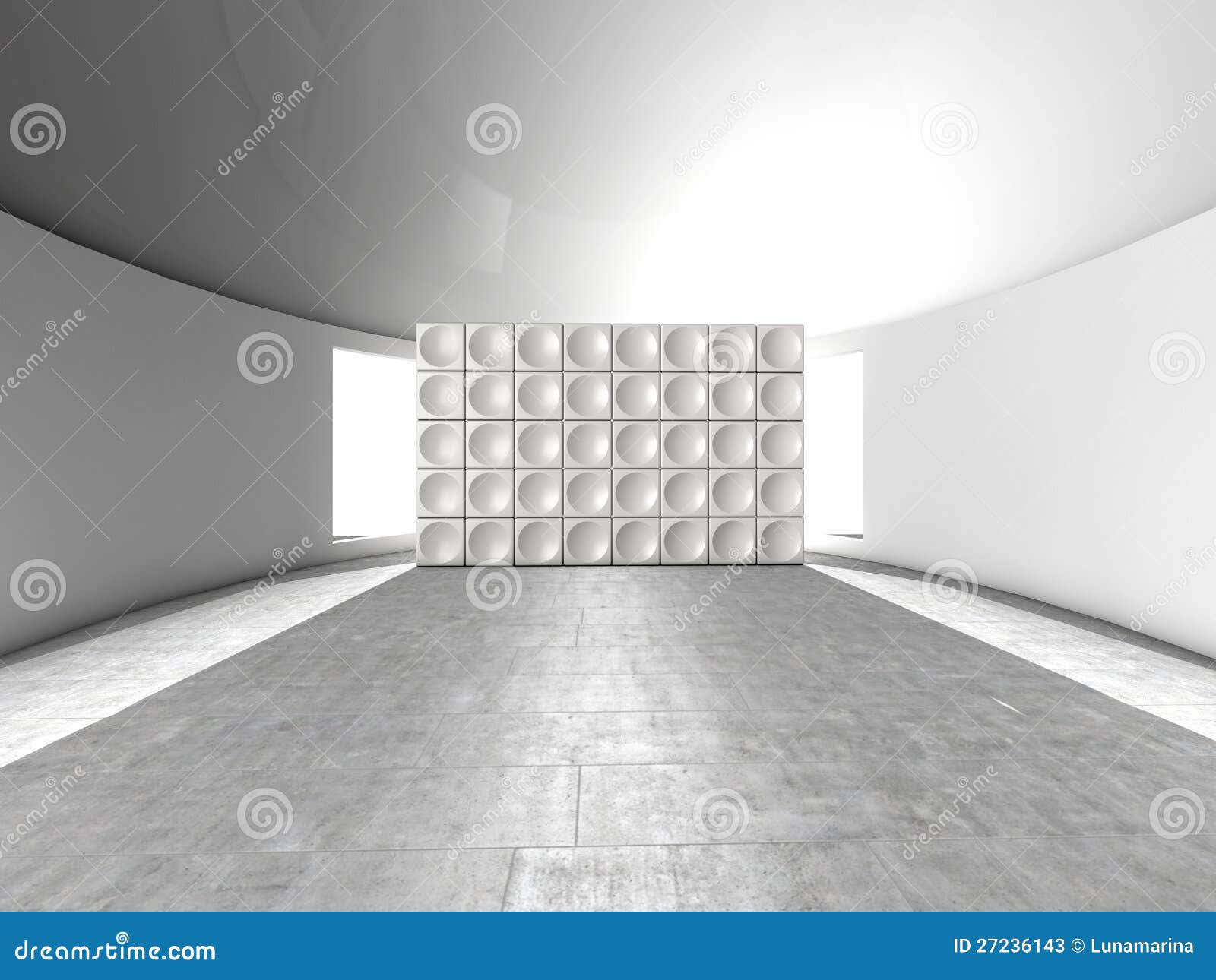Abstrakt inomhus futuristic akustisk vägg arkivfoton bild: 27236143