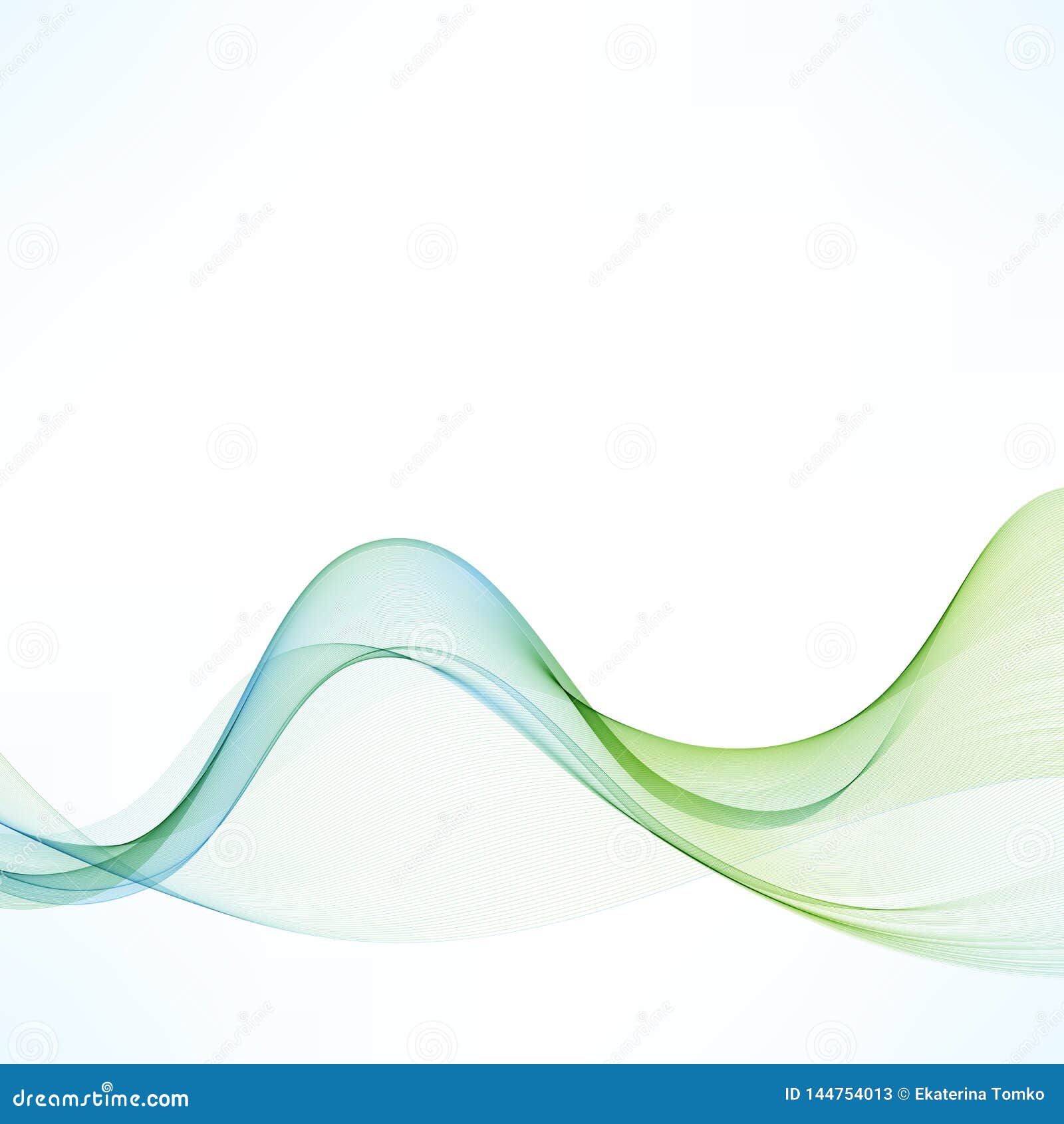Abstract Vector Background Blue And Green Transparent Waved Lines For Brochure Website Flyer Design Blue Green Smoke Wave Stock Abbildung Illustration Von Design Blue