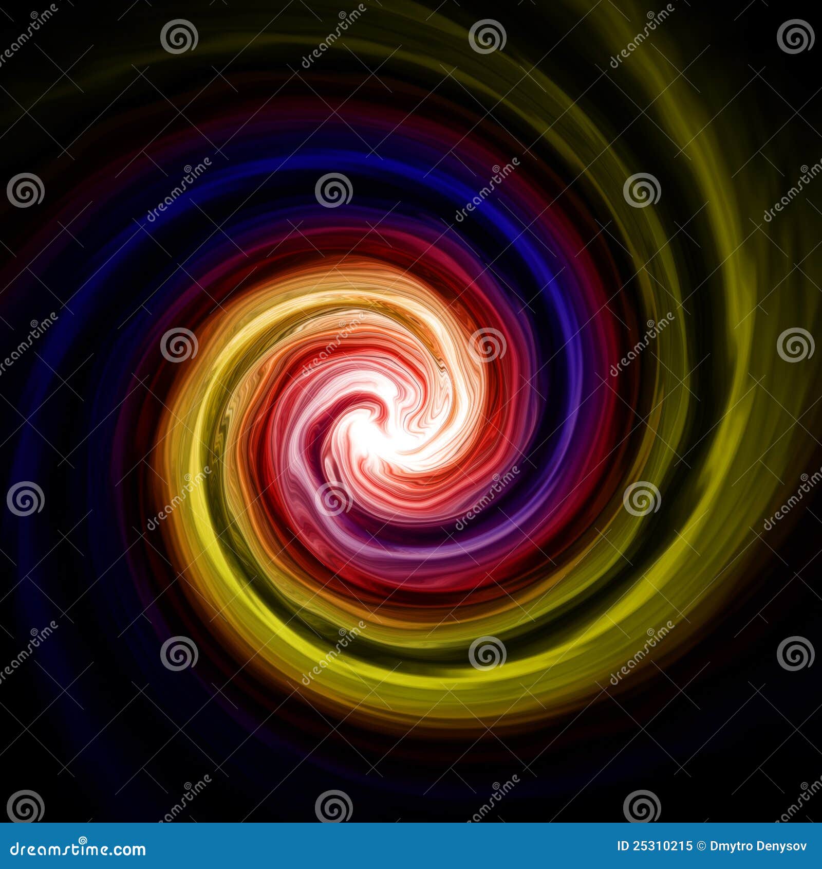 Abstrakter Rotationshintergrund im dunklen Raum