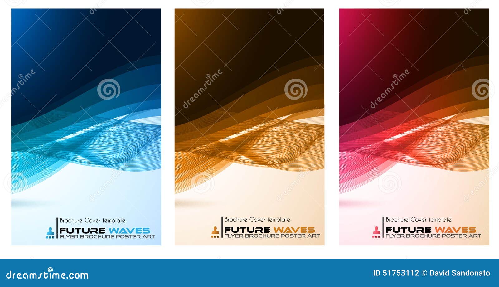 abtract waves background for brochures and flyers 