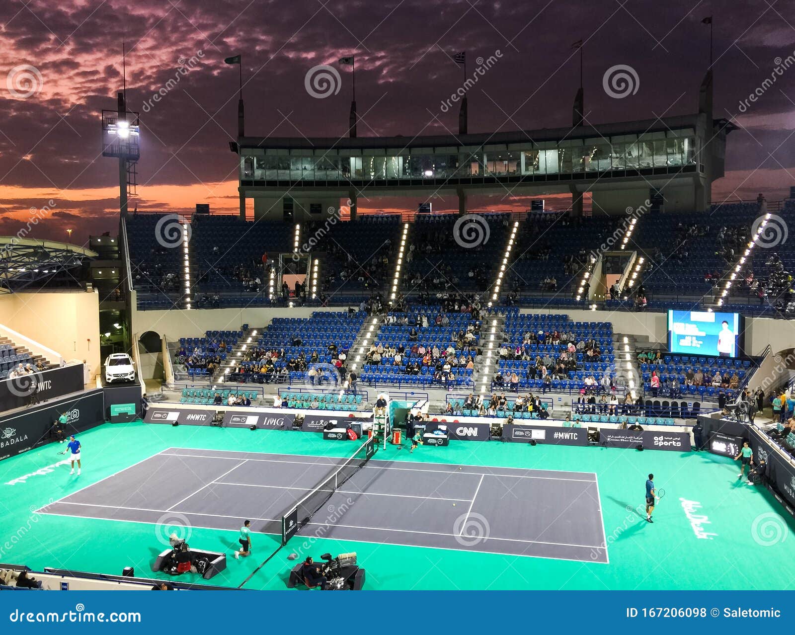 Una Frazione Del Set Tennistico Una Frazione Del Set Tennistico