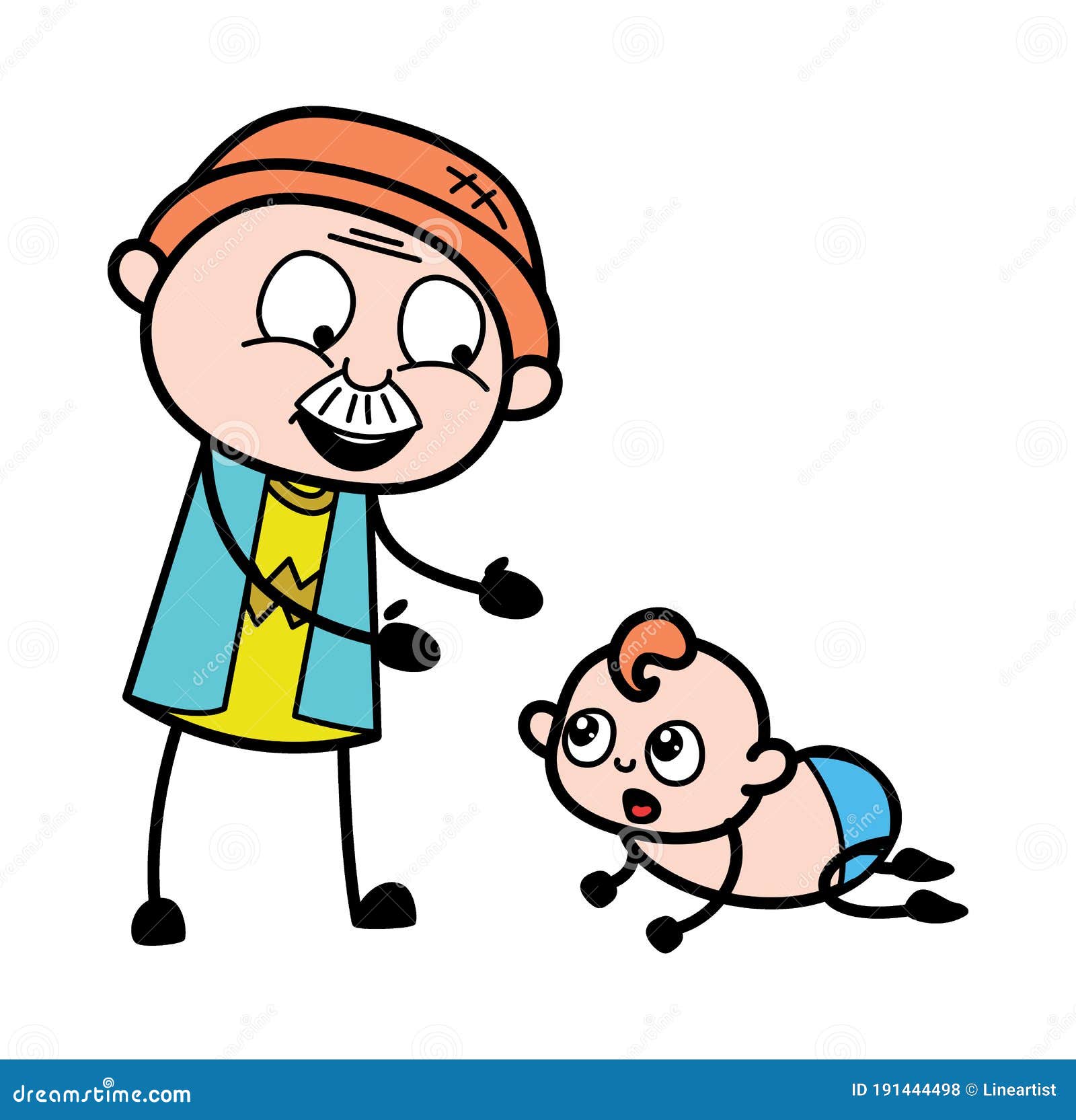 Abuelito De Dibujos Animados Con Un Bebé Atestado Stock de ilustración - Ilustración de maduro, familia: 191444498 Abuelito De Dibujos Animados Con Un Bebé Atestado Stock de ilustración - Ilustración de maduro, familia: 191444498