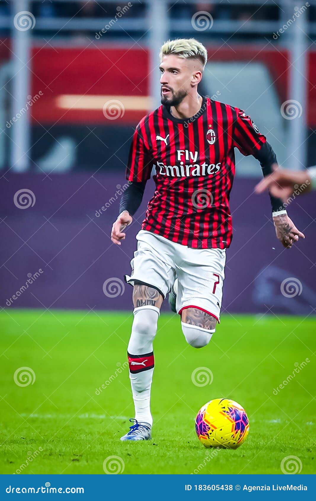 AC Milan Italian Soccer a Season 2019/20 Stock Photo - Image of highiest, match: 183605438