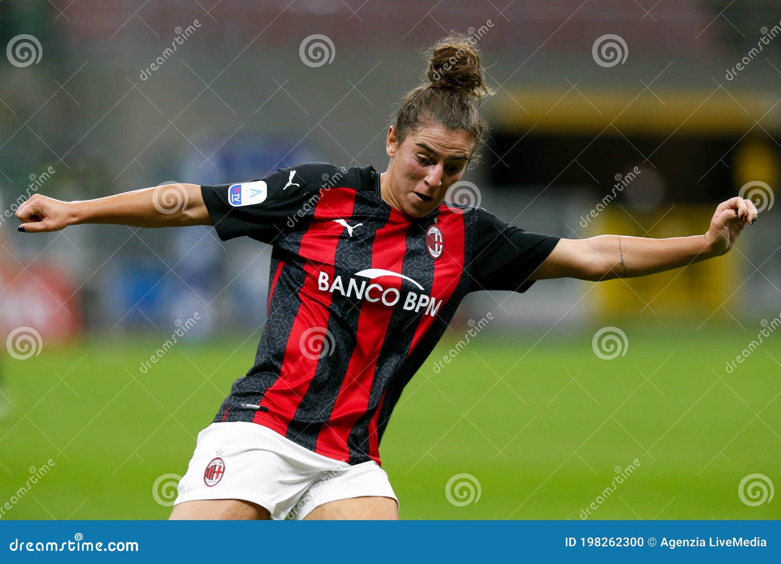 Valentina Bergamaschi (AC Milan) during AC Milan vs ACF Fiorentina femminile,  Italian football Serie A Wome - Photo .LiveMedia/Francesco Scaccianoce  Stock Photo - Alamy