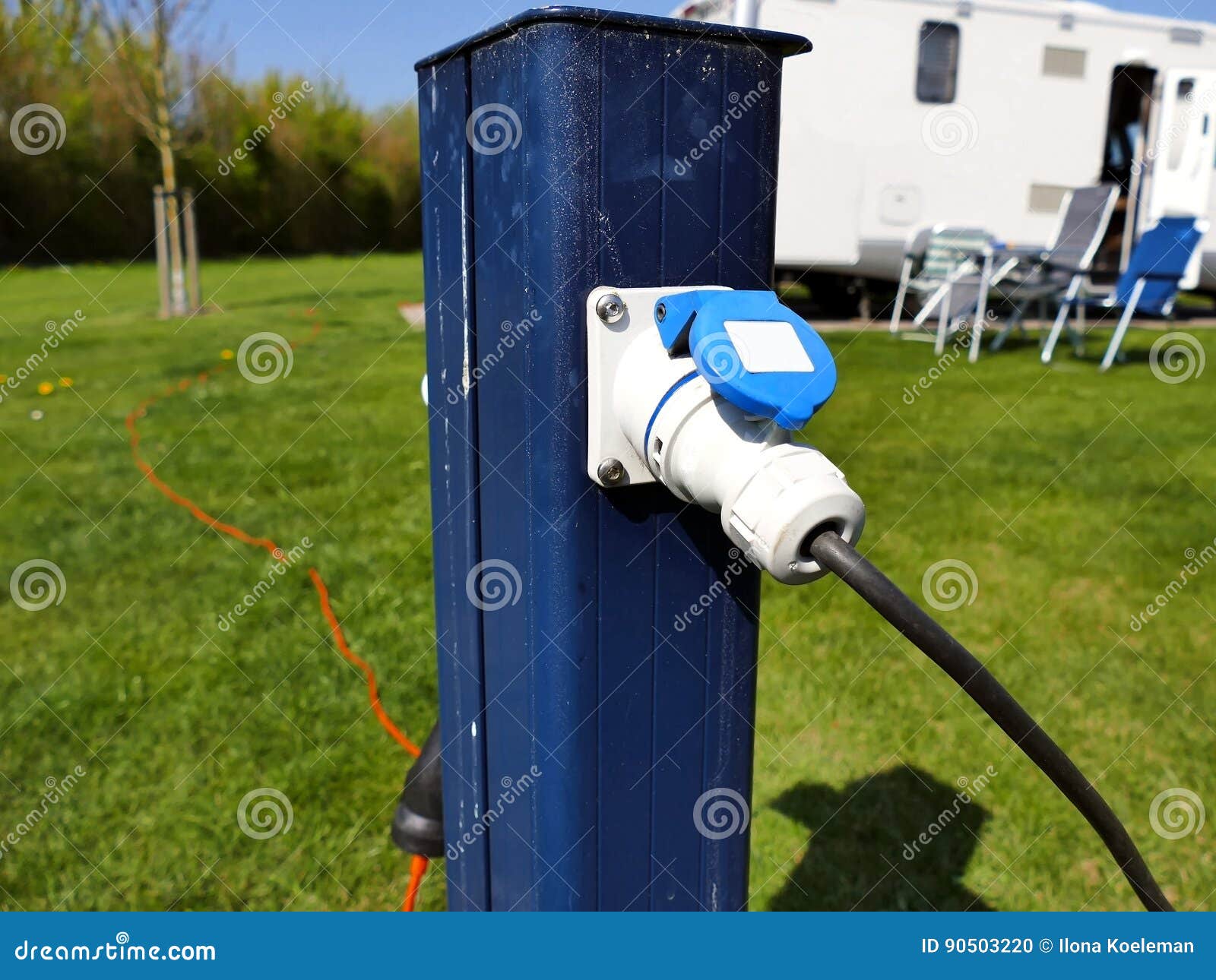 Campground Electricity Stock Photos - Free & Royalty-Free Stock Photos from  Dreamstime