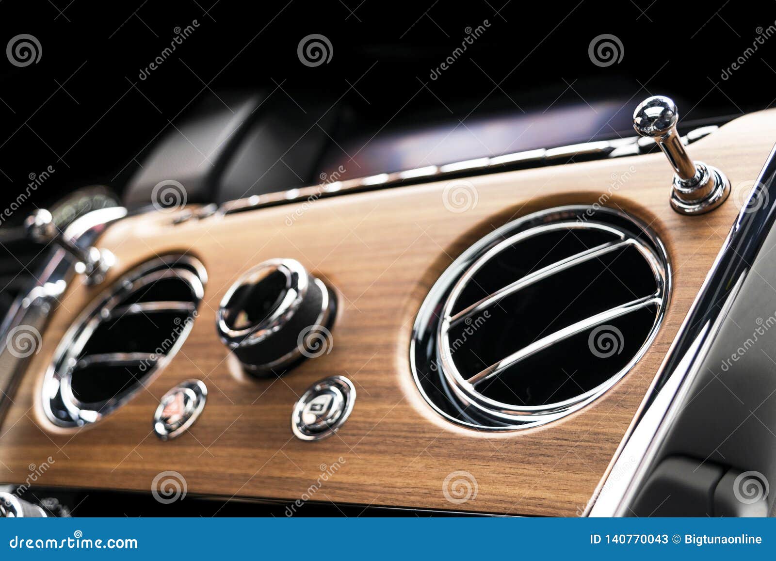 Ac Ventilation Deck In Luxury Modern Car Interior Modern