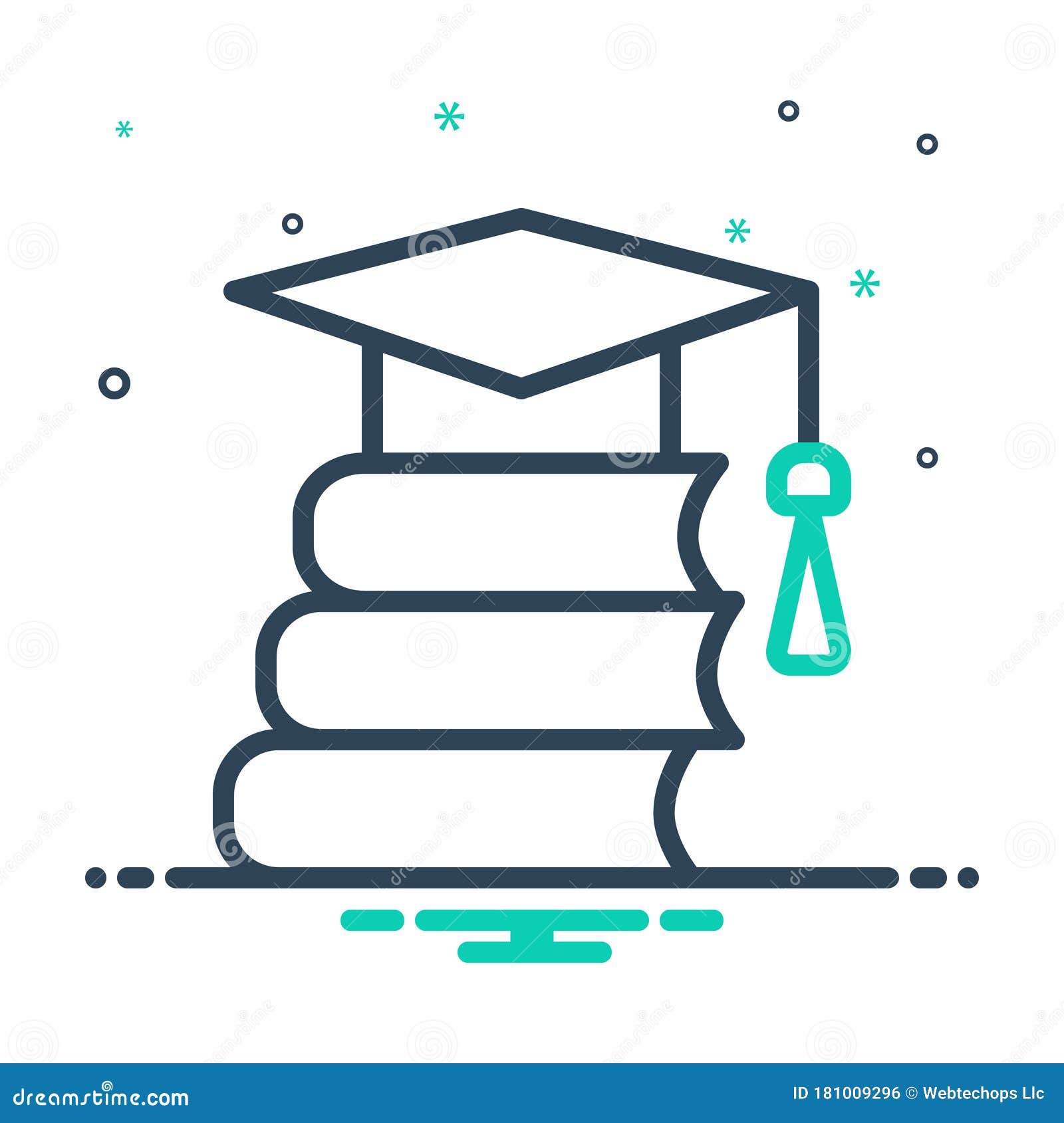 mix icon for academic, educational and instructional