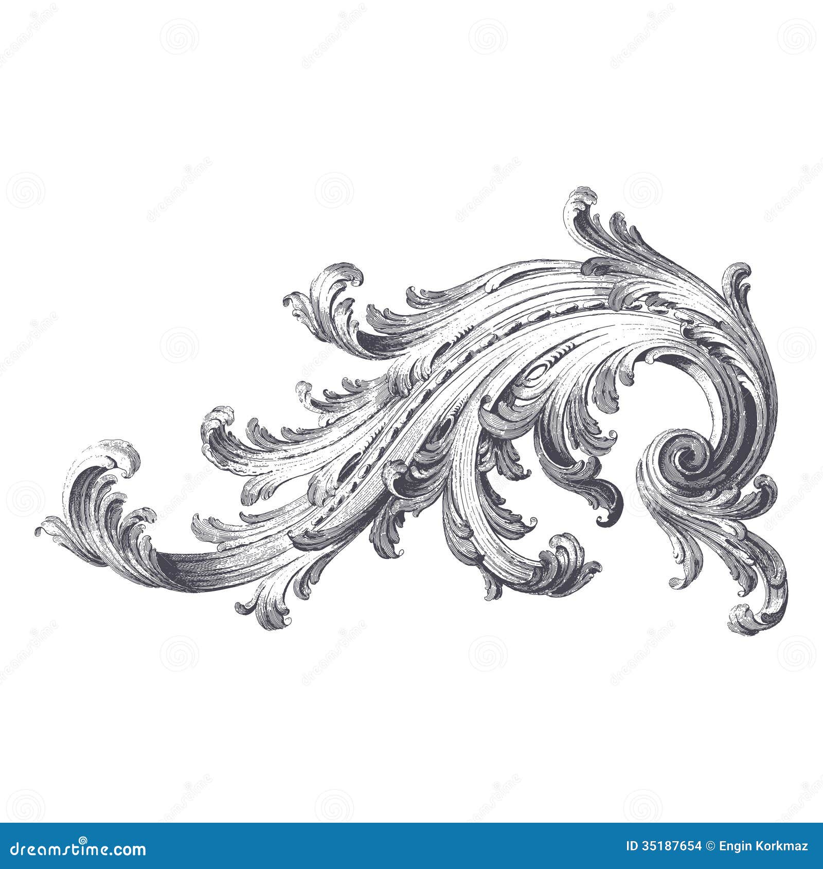 shoulder cap scroll work of acanthus leaves  Filigree tattoo Tattoos  Heron tattoo