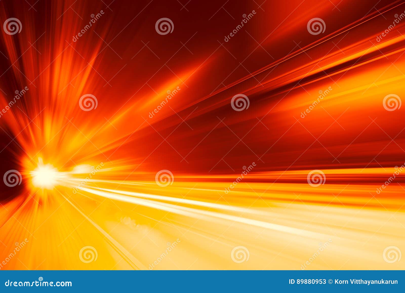 acceleration super fast speedy car drive motion blur of light fastest abstract for background .