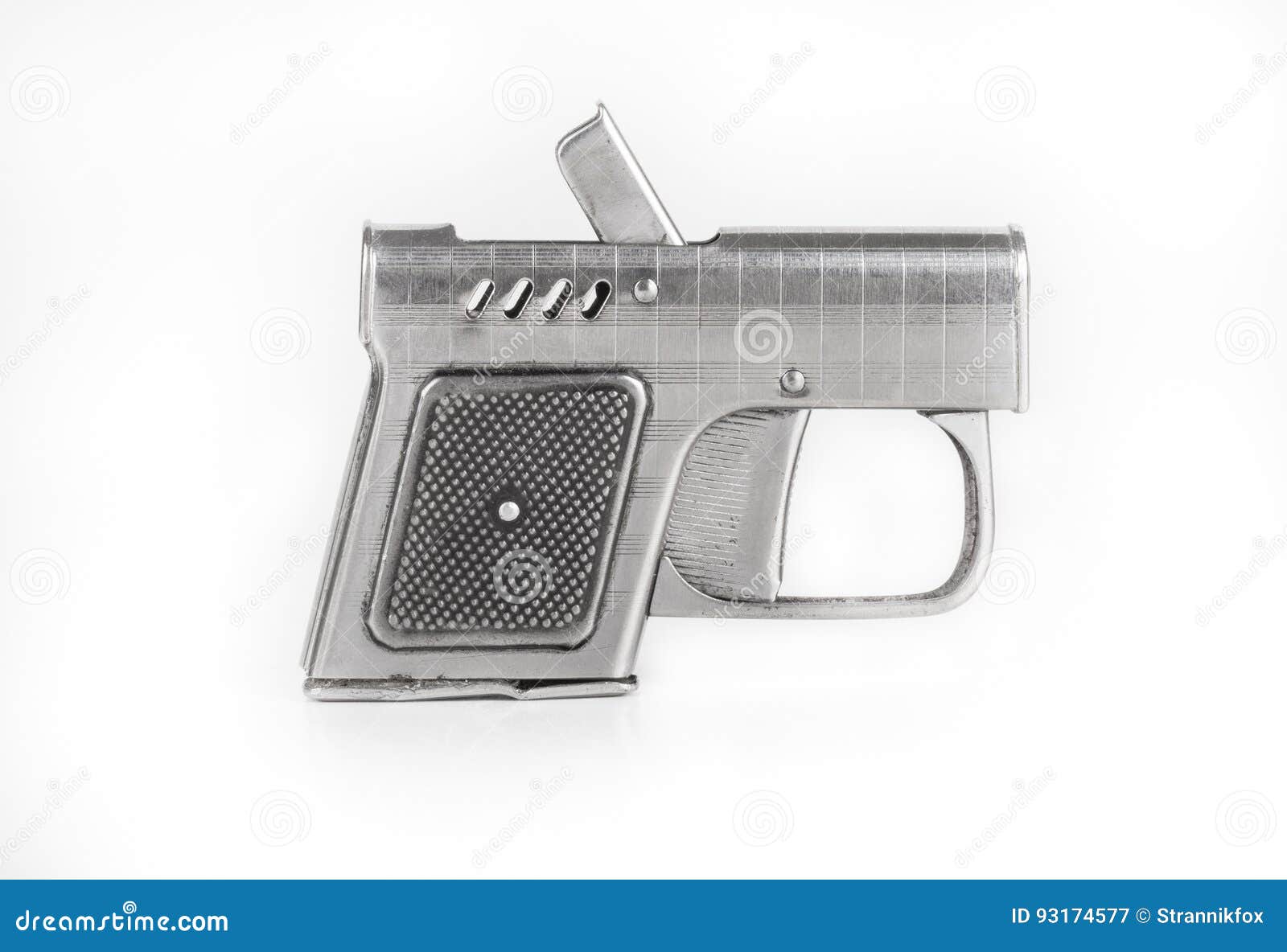 Accendino Sotto Forma Di Pistola Su Un Fondo Leggero Immagine Stock -  Immagine di oggetto, modello: 93174577