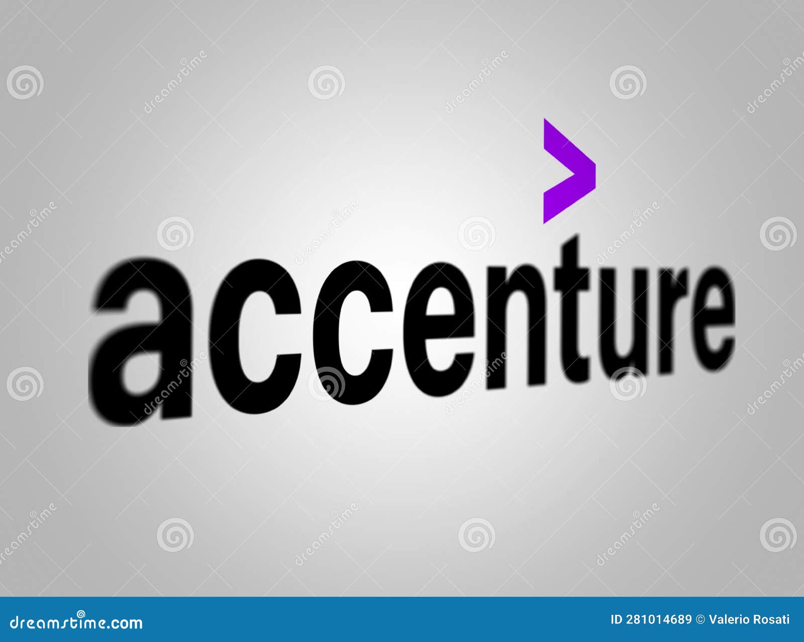 Accenture Logo on White Background Editorial Stock Image - Image of ...