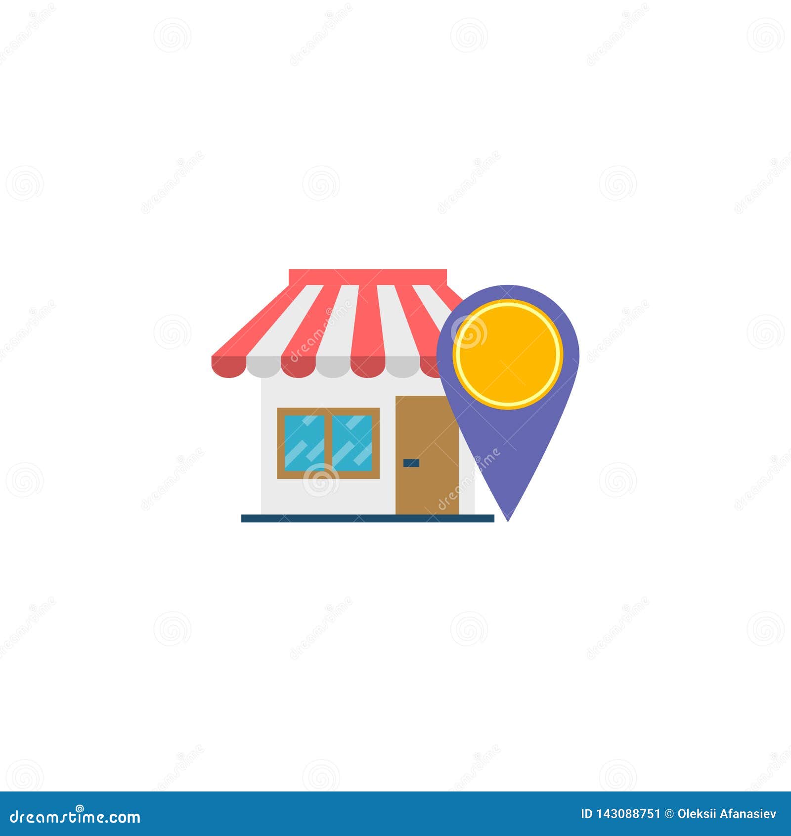  Accepted  Shop Flat Vector Icon  Stock Vector Illustration 