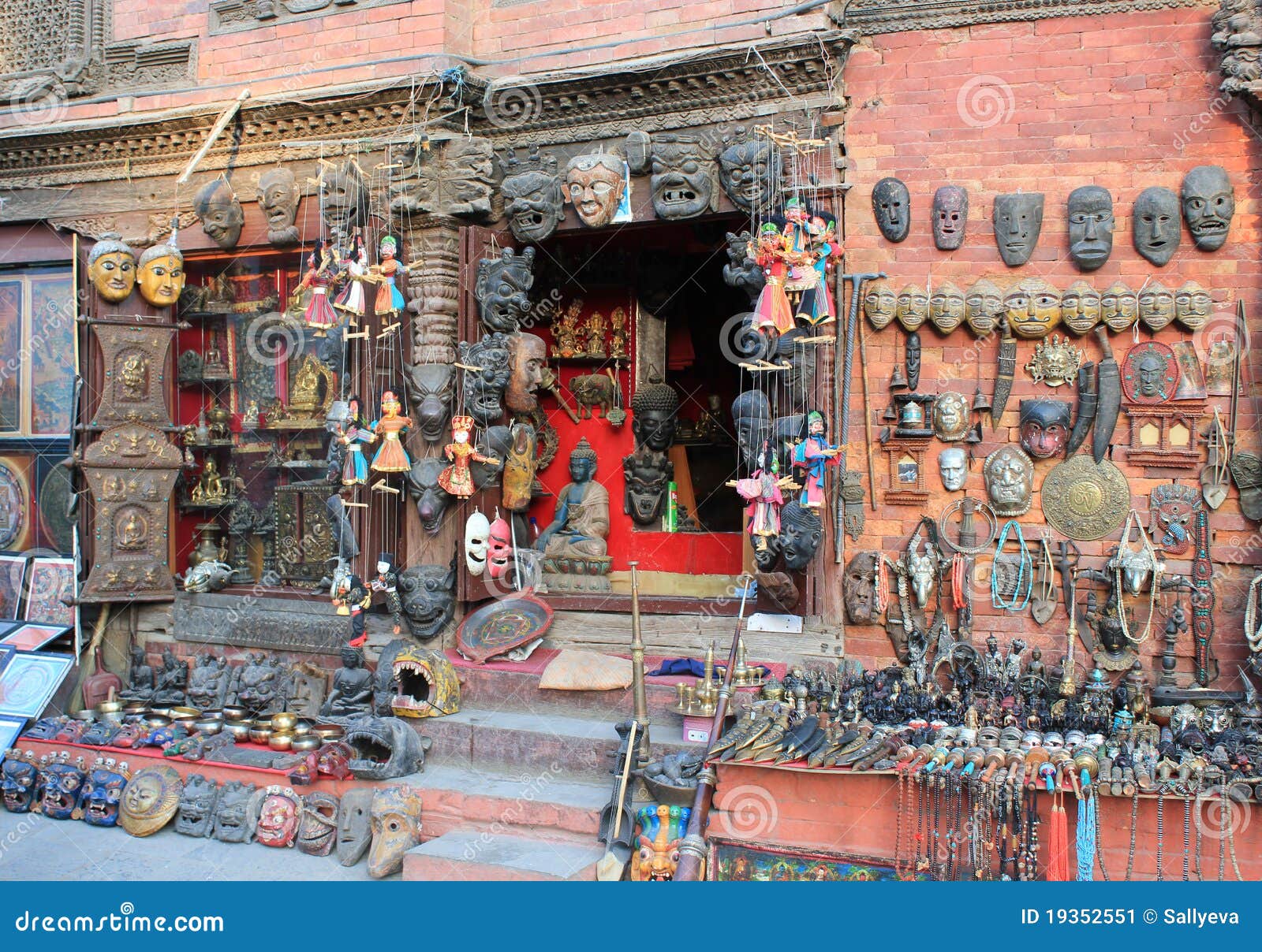 Accesorios de Nepal foto editorial. Imagen de indio, dios 19352551