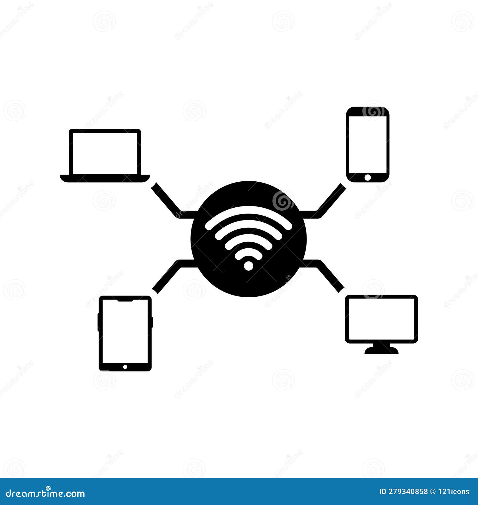Access, Network, Provisioning Icon Stock Vector Illustration of