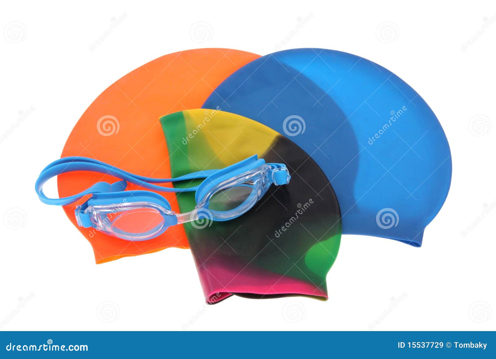 Accessoires de natation image stock. Image du caoutchouc - 15537729