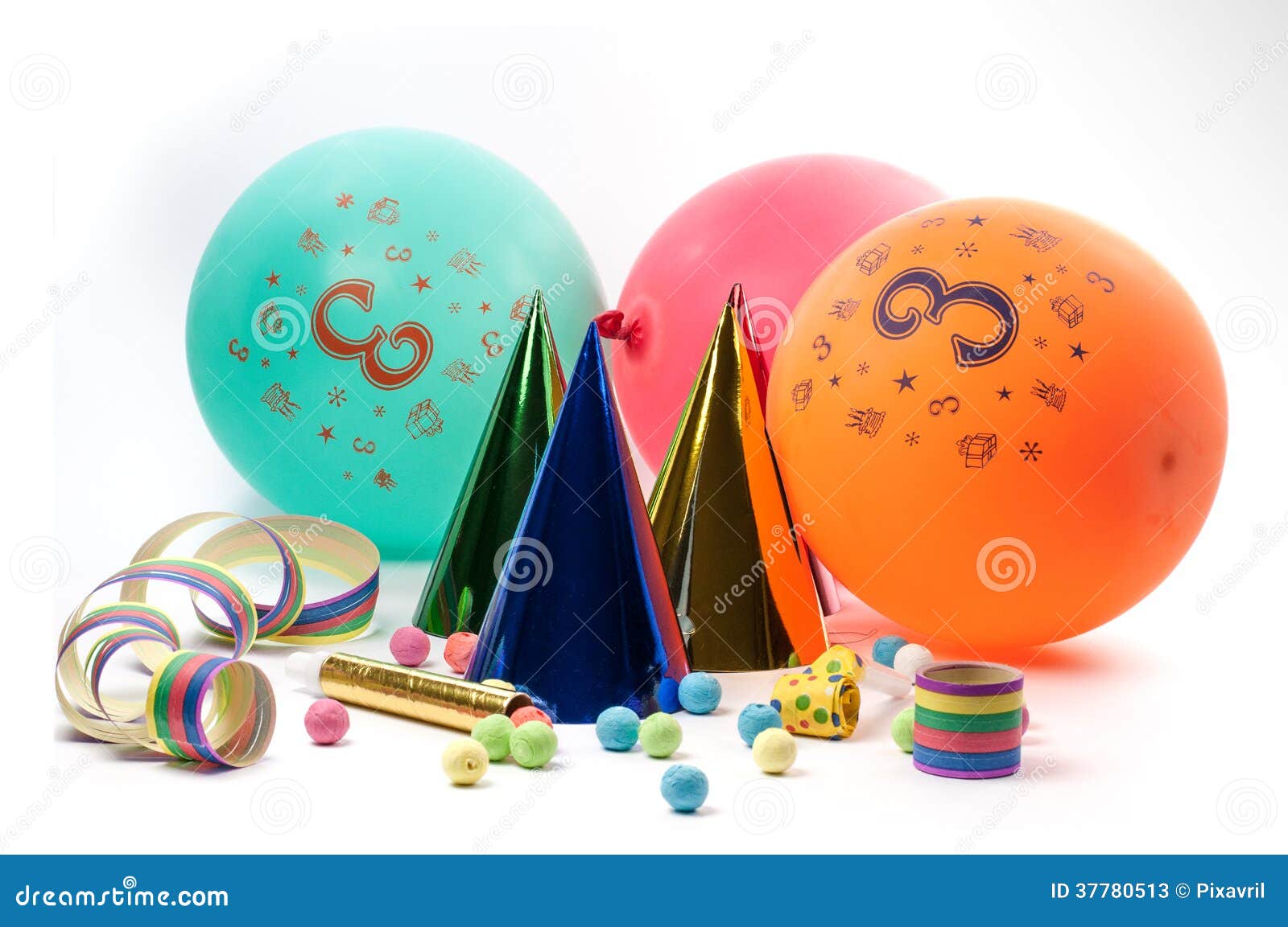 Accessoires De Partie Pour La Fete D Anniversaire Image Stock Image Du Fete Isolement Accessoires De Partie Pour La Fete D Anniversaire Image Stock Image Du Fete Isolement