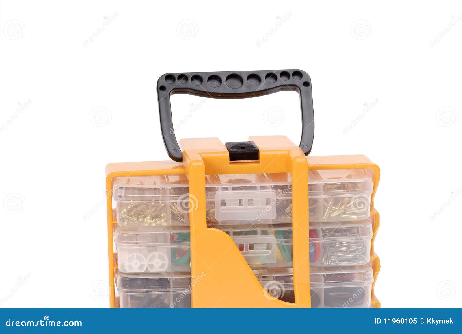 Accessories in box stock image. Image of black, objects 11960105
