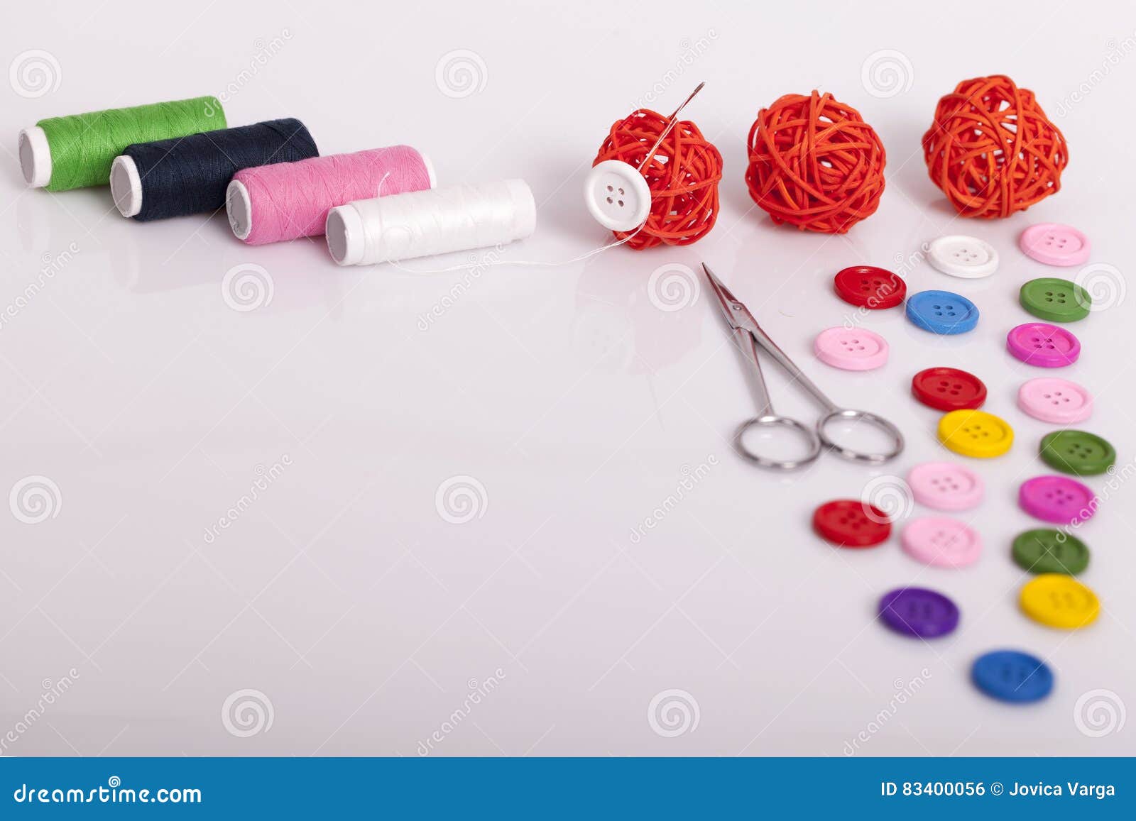 Accessories for Hand Sewing Stock Photo Image of home, repair 83400056